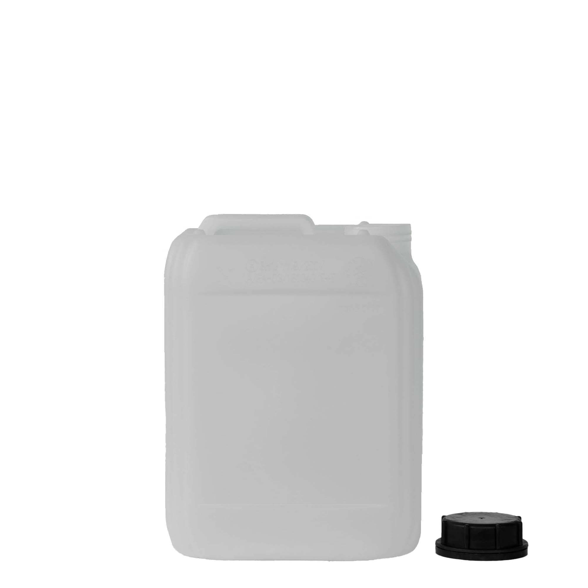 5 l tanica, rettangolare, plastica HDPE, naturale, bocca: ND 55