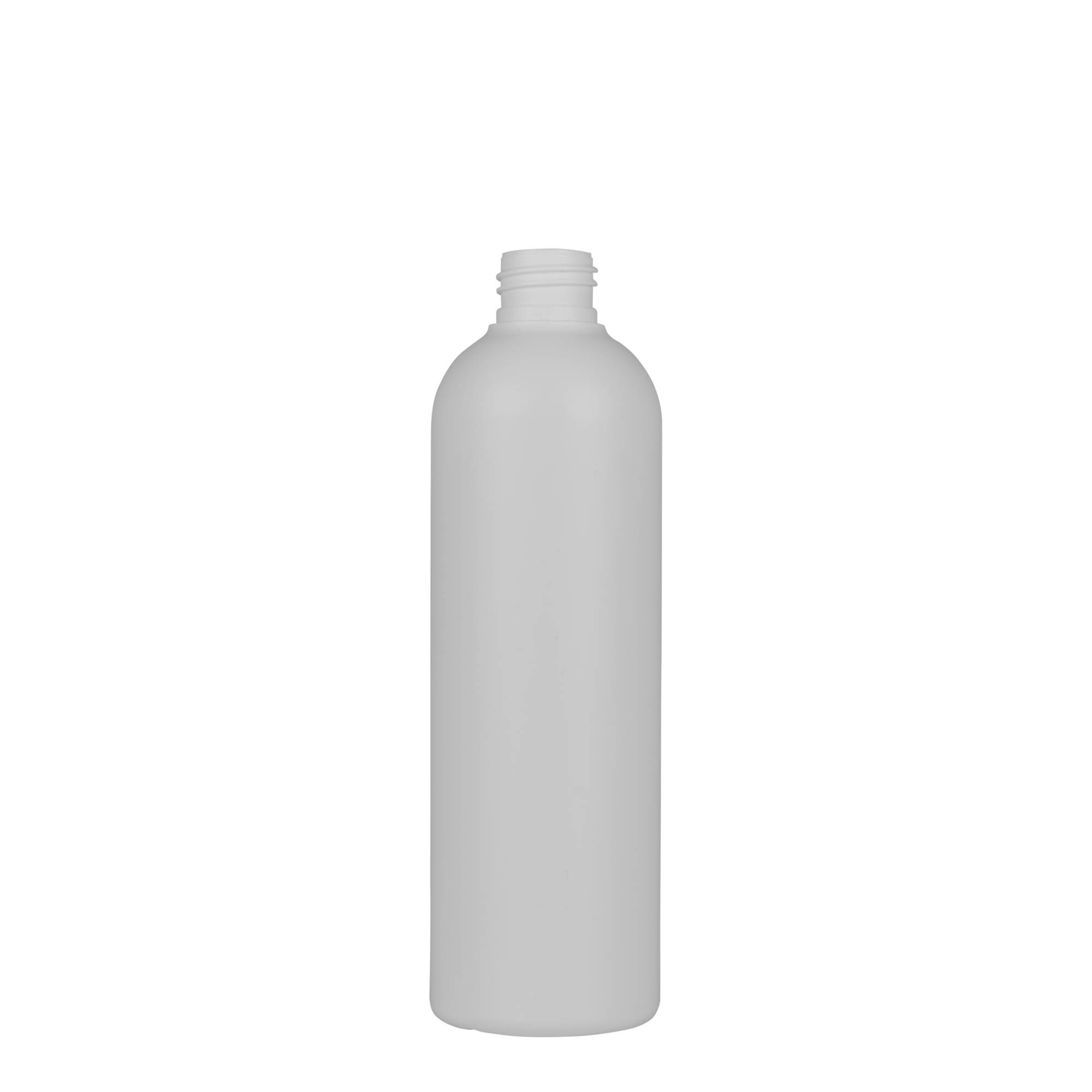 Bottiglia in plastica da 300 ml 'Tuffy', HDPE, bianca, bocca: 24/410 Bottiglia in plastica da 300 ml 'Tuffy', HDPE, bianca, bocca: 24/410