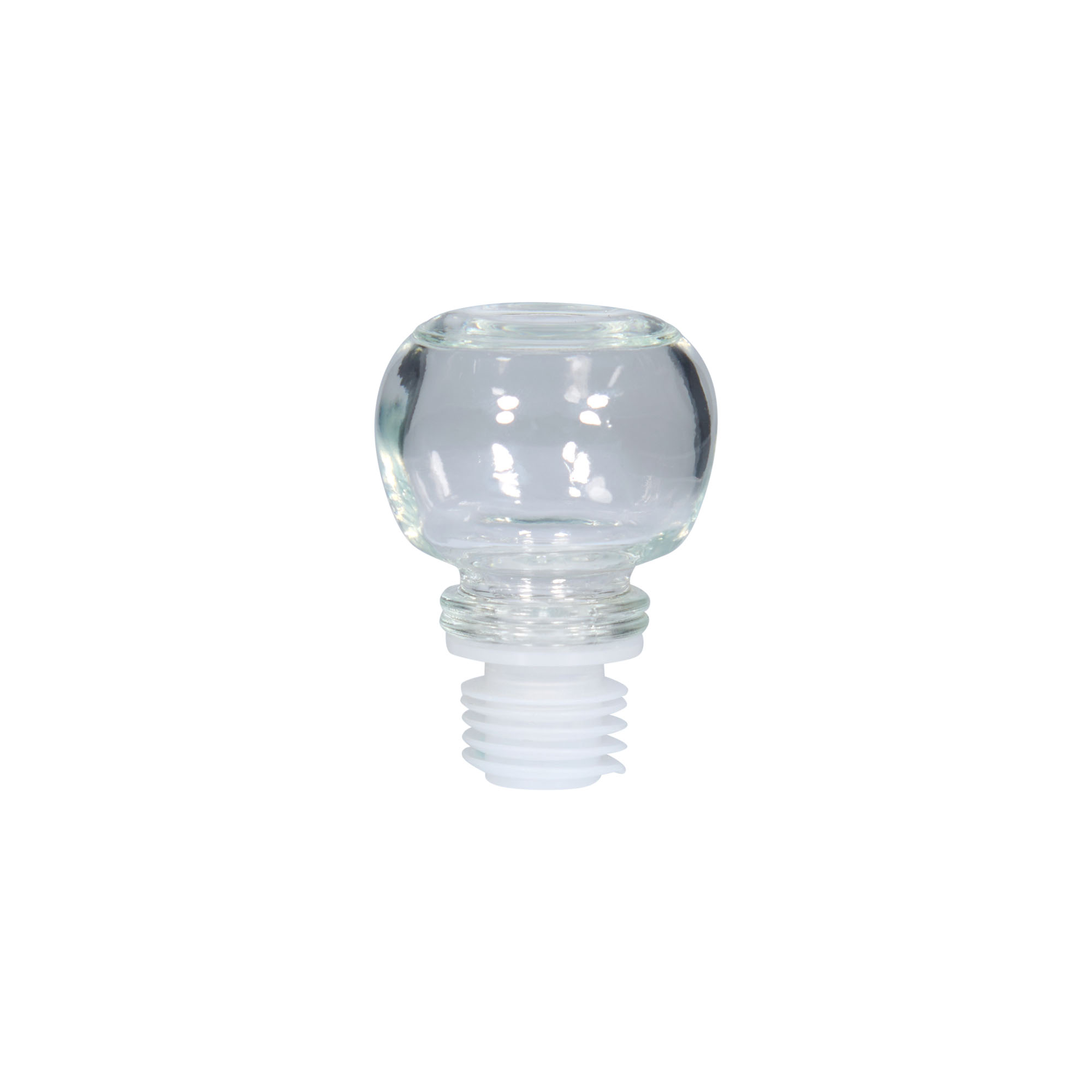 Tappo a vite 19 mm, vetro, per bocca: sughero Tappo a vite 19 mm, vetro, per bocca: sughero