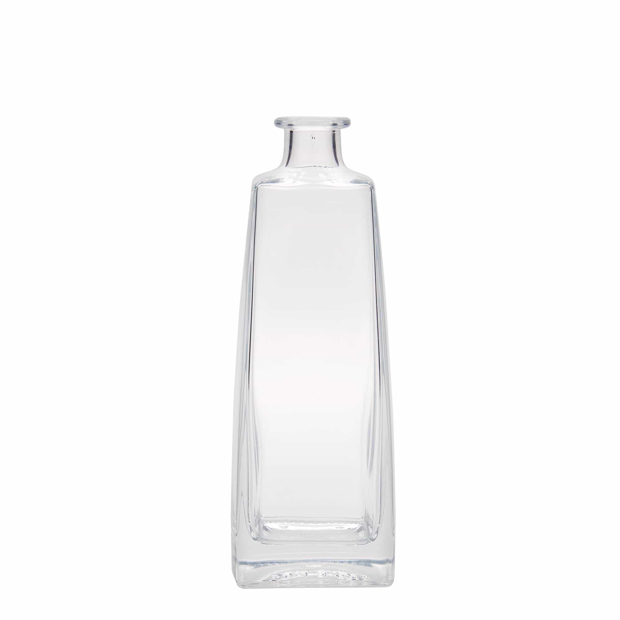 500 ml Bottiglia di vetro 'Timmy', rettangolare, imboccatura: fascetta 500 ml Bottiglia di vetro 'Timmy', rettangolare, imboccatura: fascetta