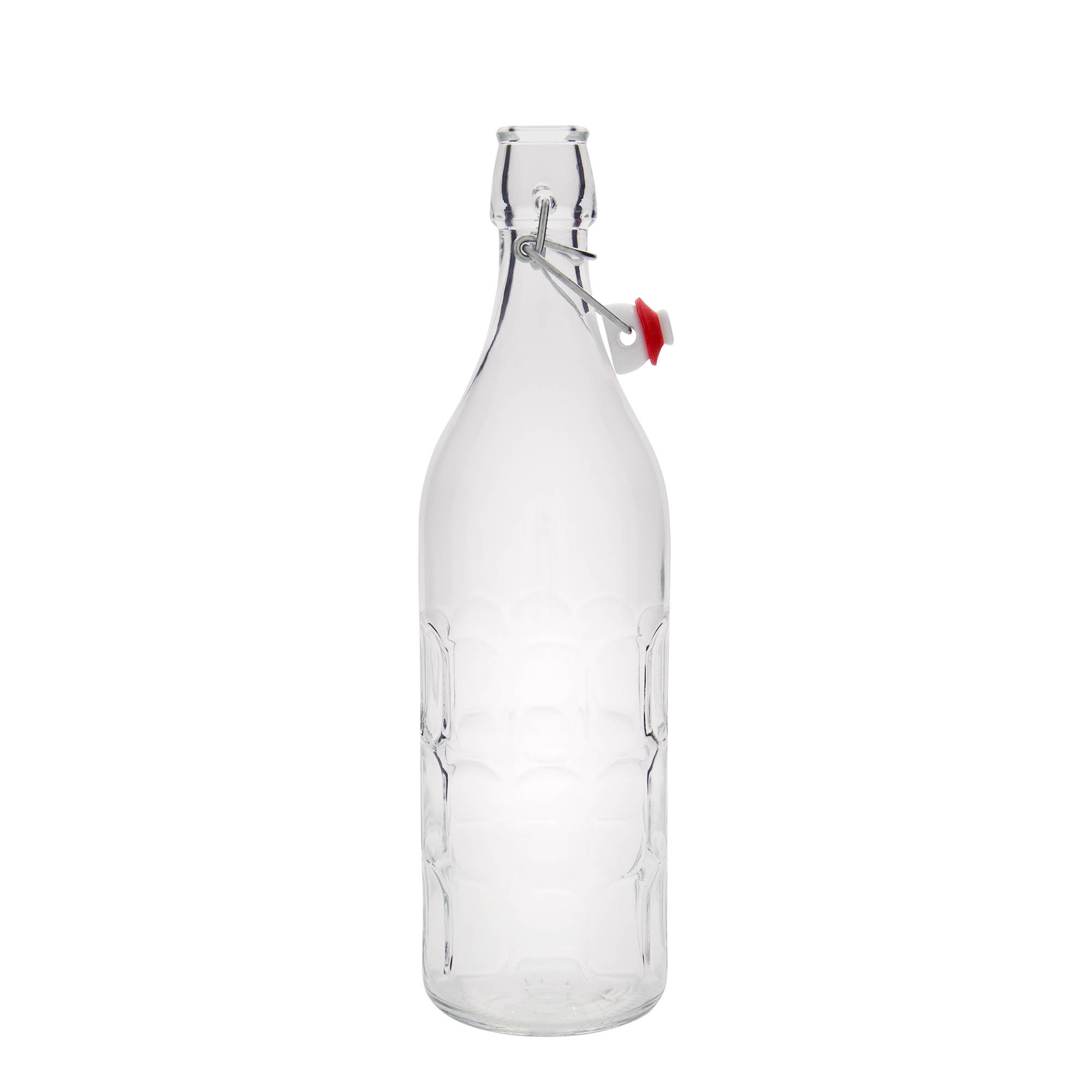Bottiglia in vetro da 1.000 ml Moresca, apertura: chiusura a leva Bottiglia in vetro da 1.000 ml Moresca, apertura: chiusura a leva