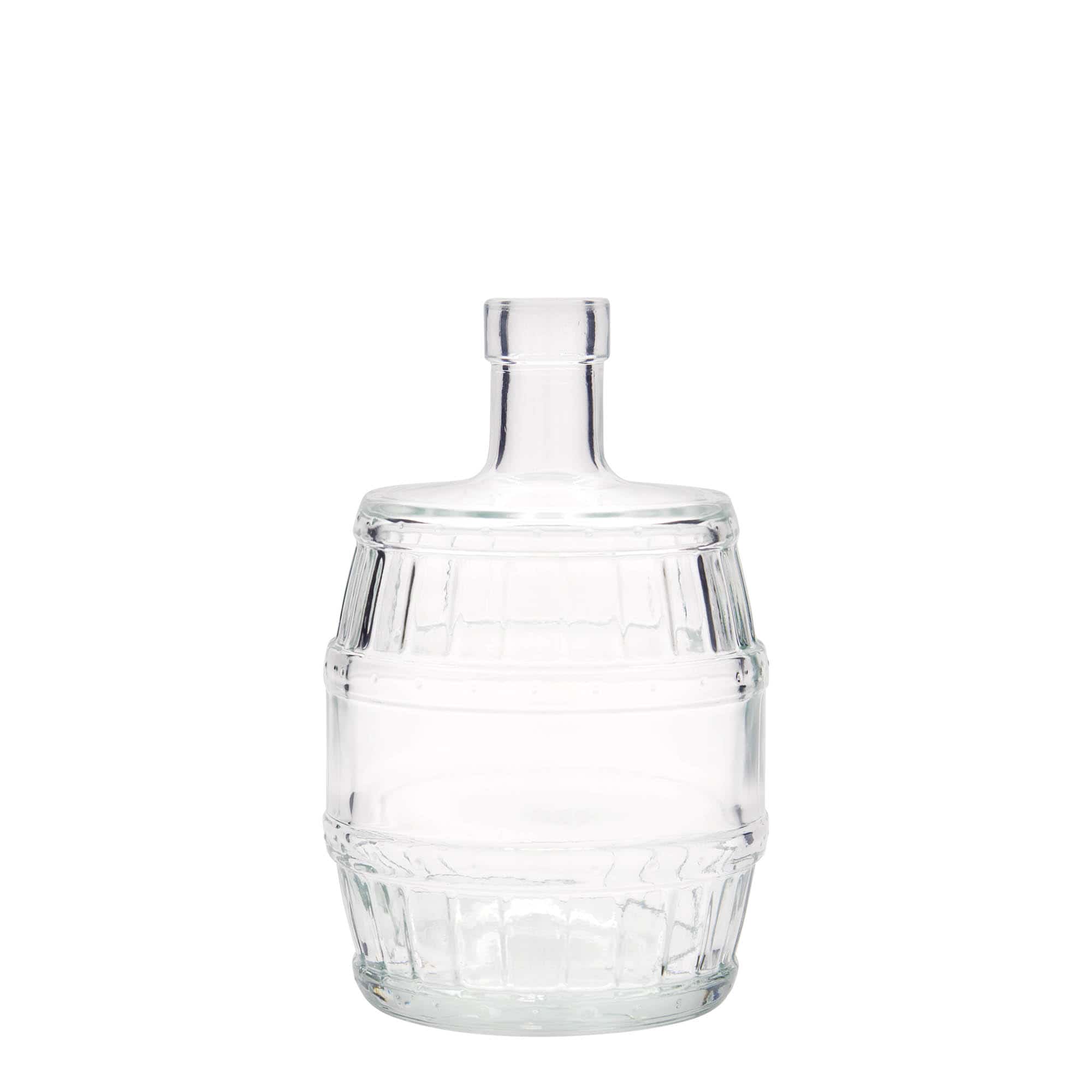 500 ml Bottiglia di vetro 'Fass', imboccatura: fascetta 500 ml Bottiglia di vetro 'Fass', imboccatura: fascetta