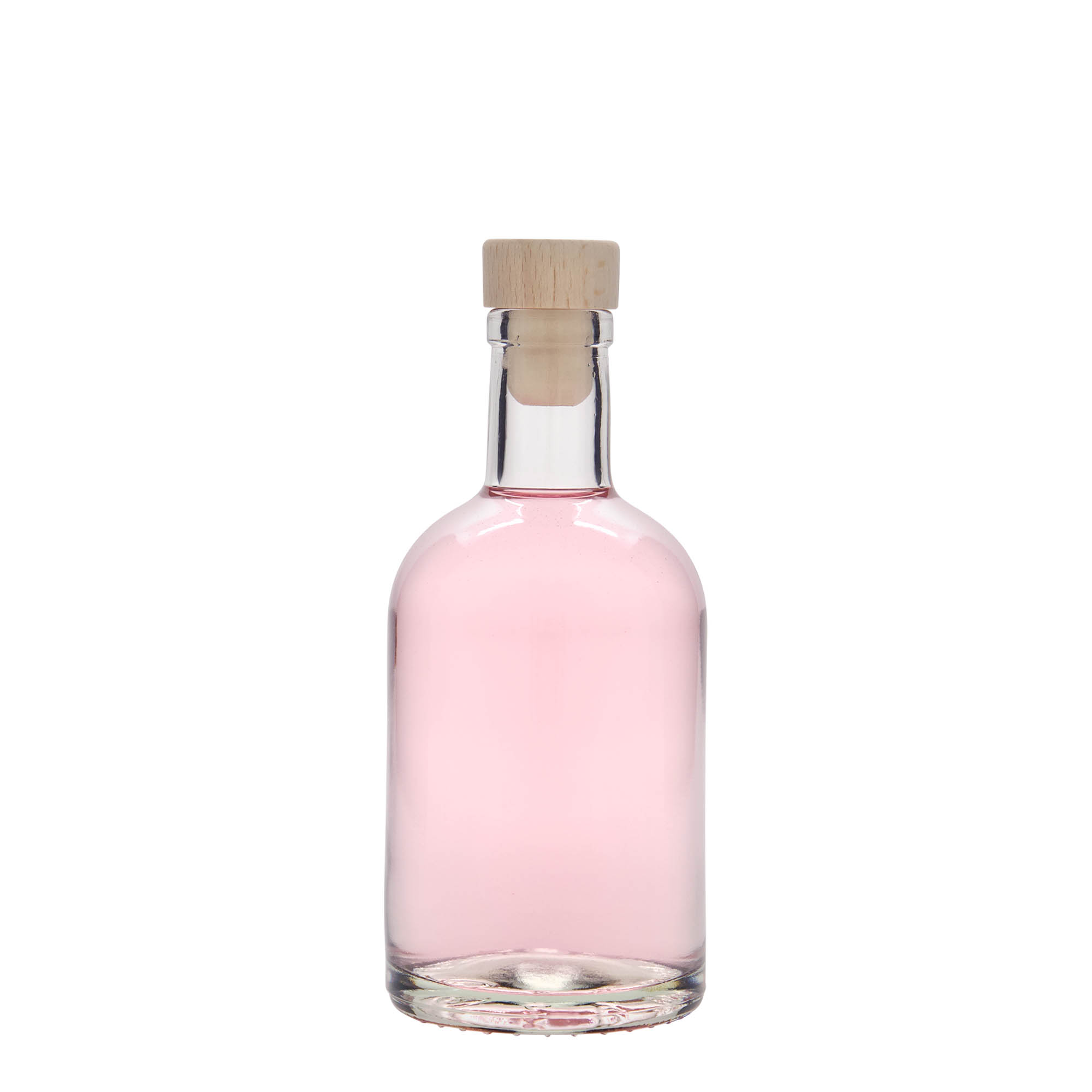 Bottiglia di vetro da 250 ml 'First Class', bocca: sughero Bottiglia di vetro da 250 ml 'First Class', bocca: sughero