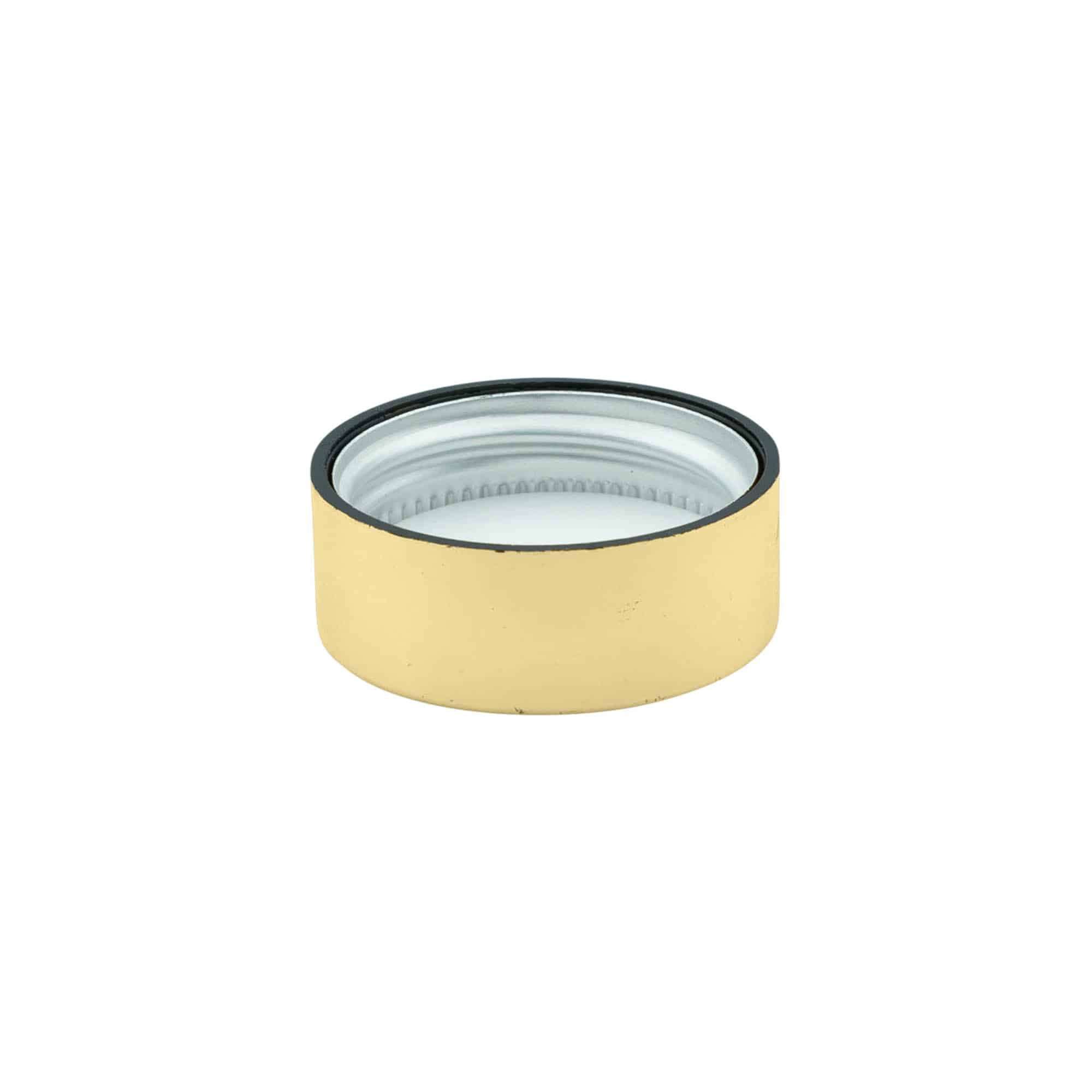 Tappo a vite, plastica ABS, oro, per imboccatura: GPI 33/400