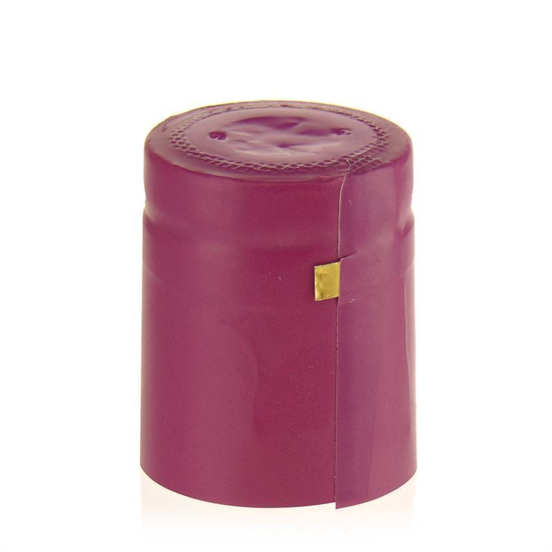 Capsula termoretraibile 32x41, plastica PVC, fucsia Capsula termoretraibile 32x41, plastica PVC, fucsia
