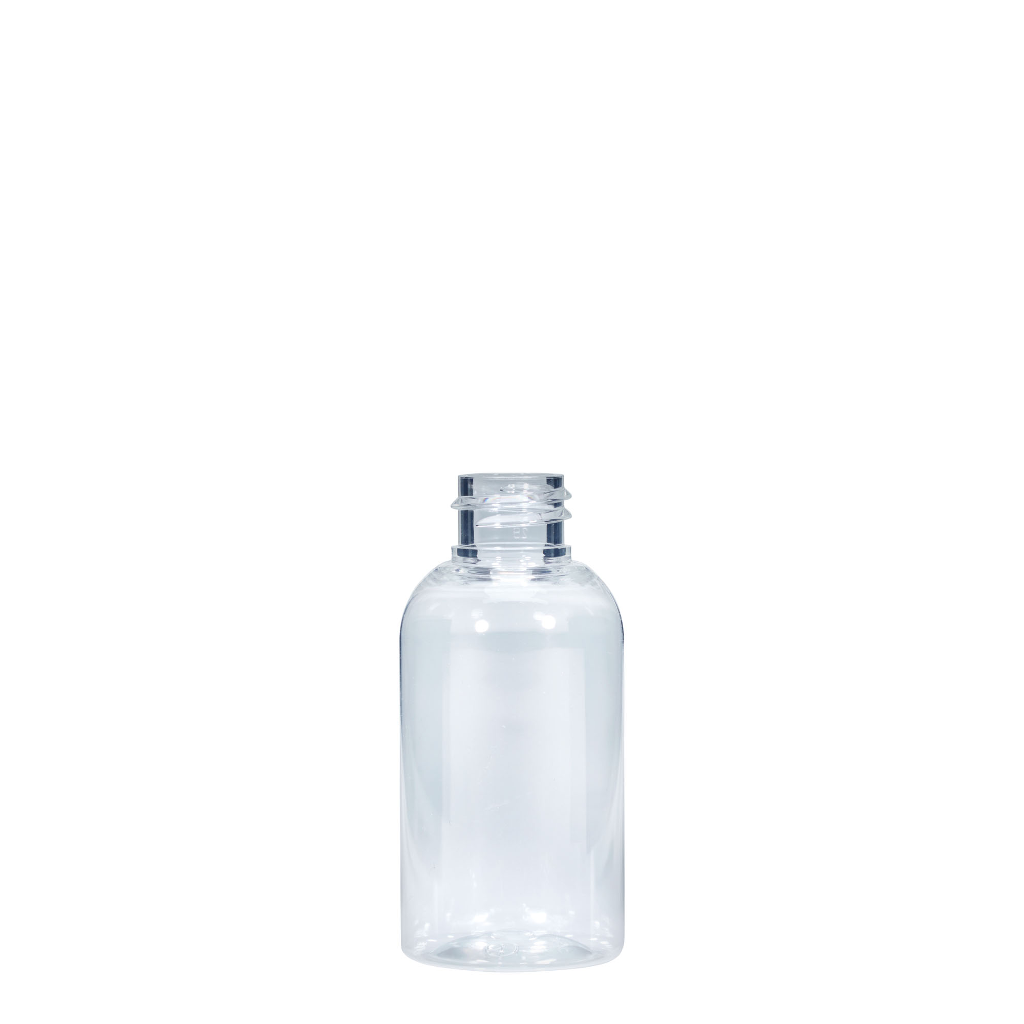 Bottiglia PET da 50 ml 'Boston', plastica, bocca: 20/410 Bottiglia PET da 50 ml 'Boston', plastica, bocca: 20/410