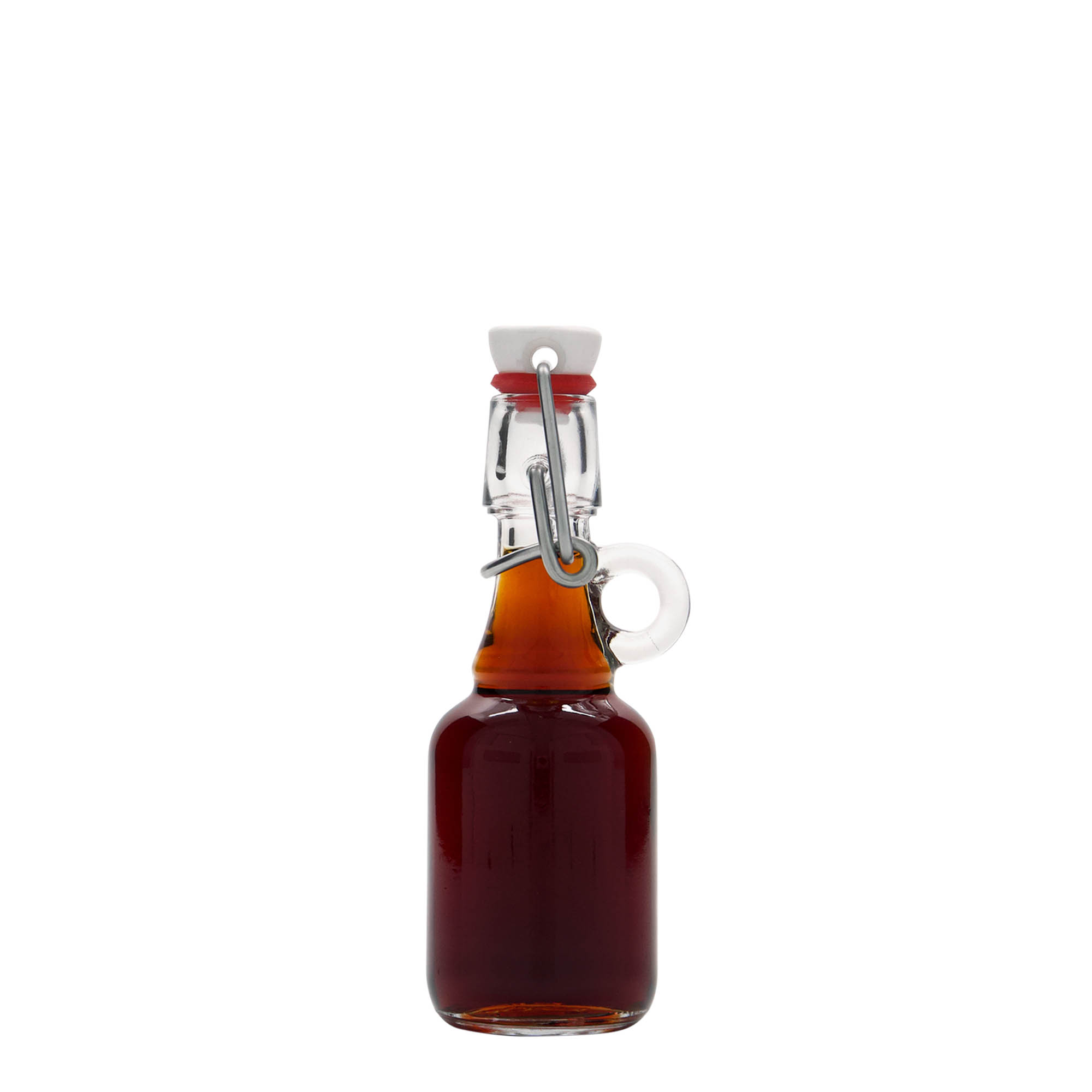 Bottiglia di vetro da 40 ml 'Santos', bocca: chiusura a leva Bottiglia di vetro da 40 ml 'Santos', bocca: chiusura a leva