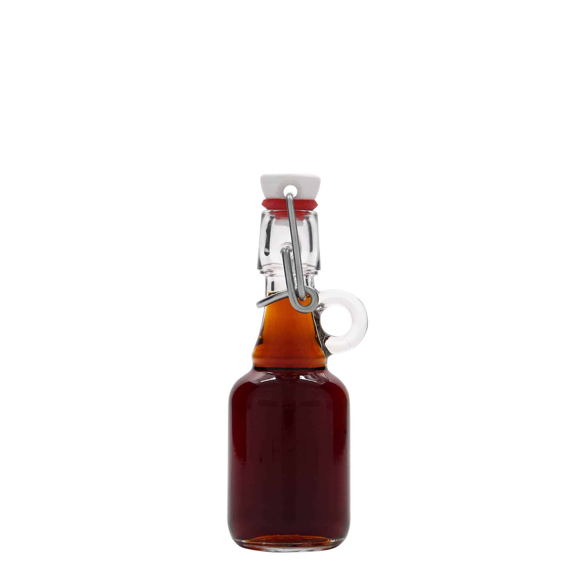Bottiglia di vetro da 40 ml 'Santos', bocca: chiusura a leva