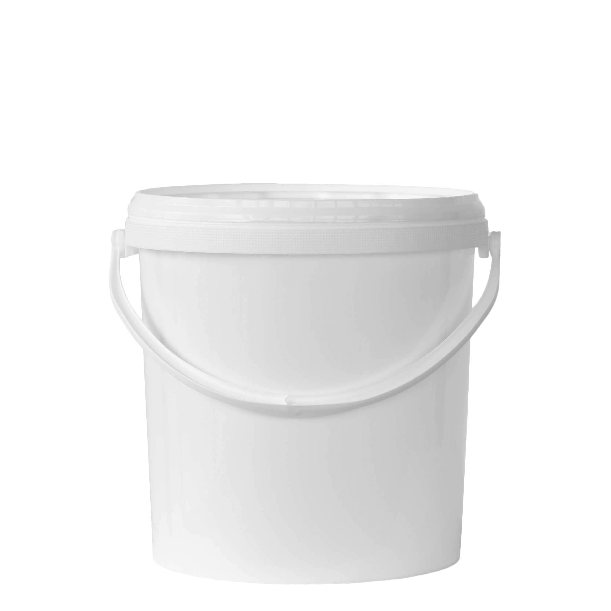 Secchio da 10 l, plastica PP, bianco