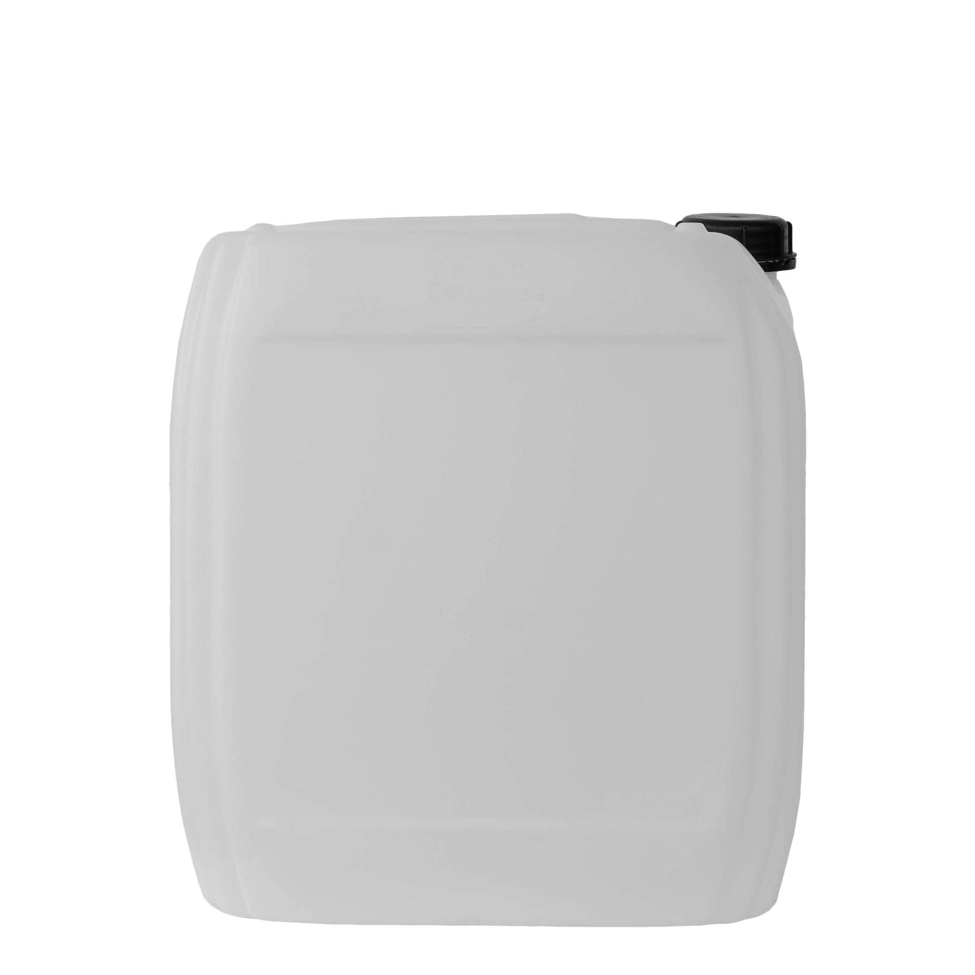 25 l tanica, rettangolare, plastica HDPE, naturale, bocca: ND 60