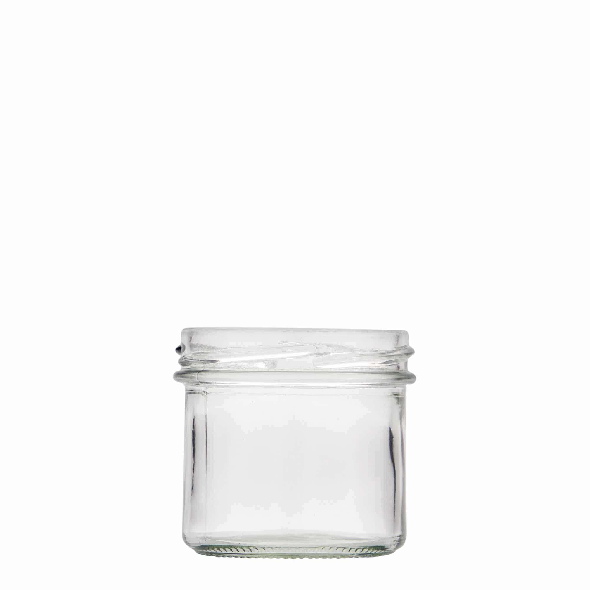 125 ml Vasetto cilindrico, vetro, imboccatura: Twist-Off (TO 66)
