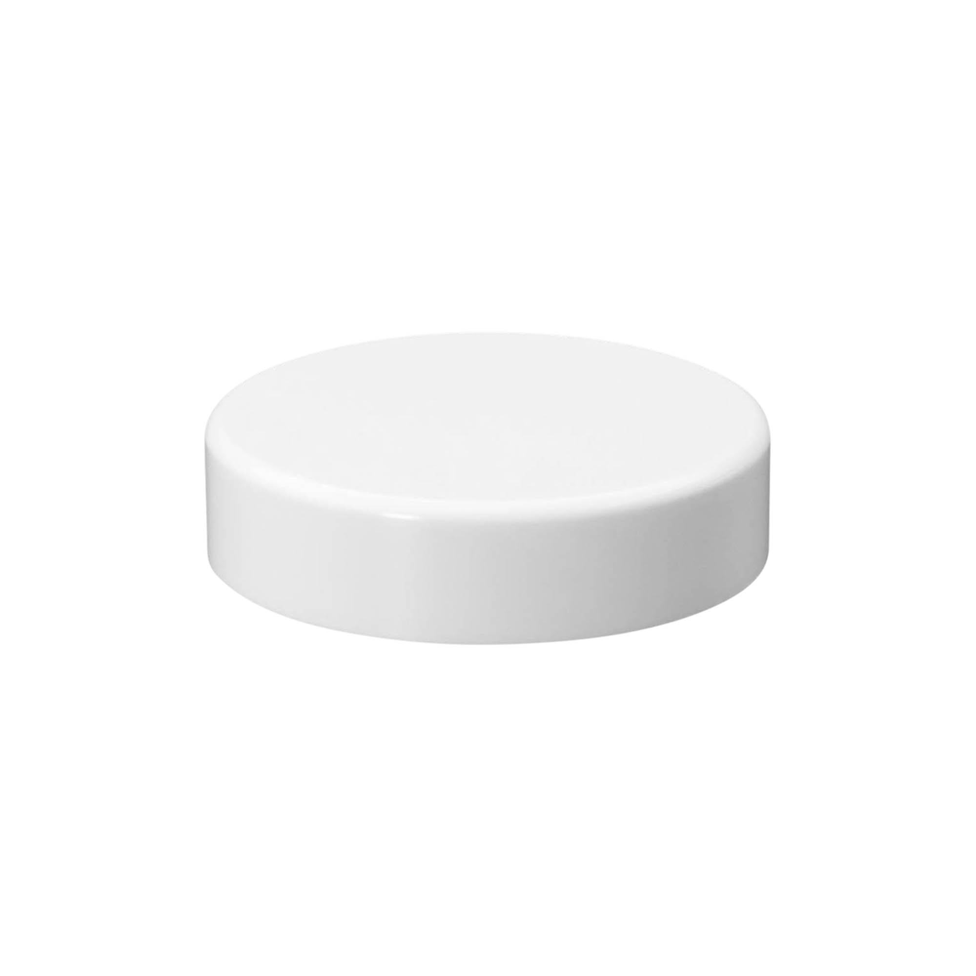 Tappo a vite per 50 ml 'Beauty', plastica HPM, bianco