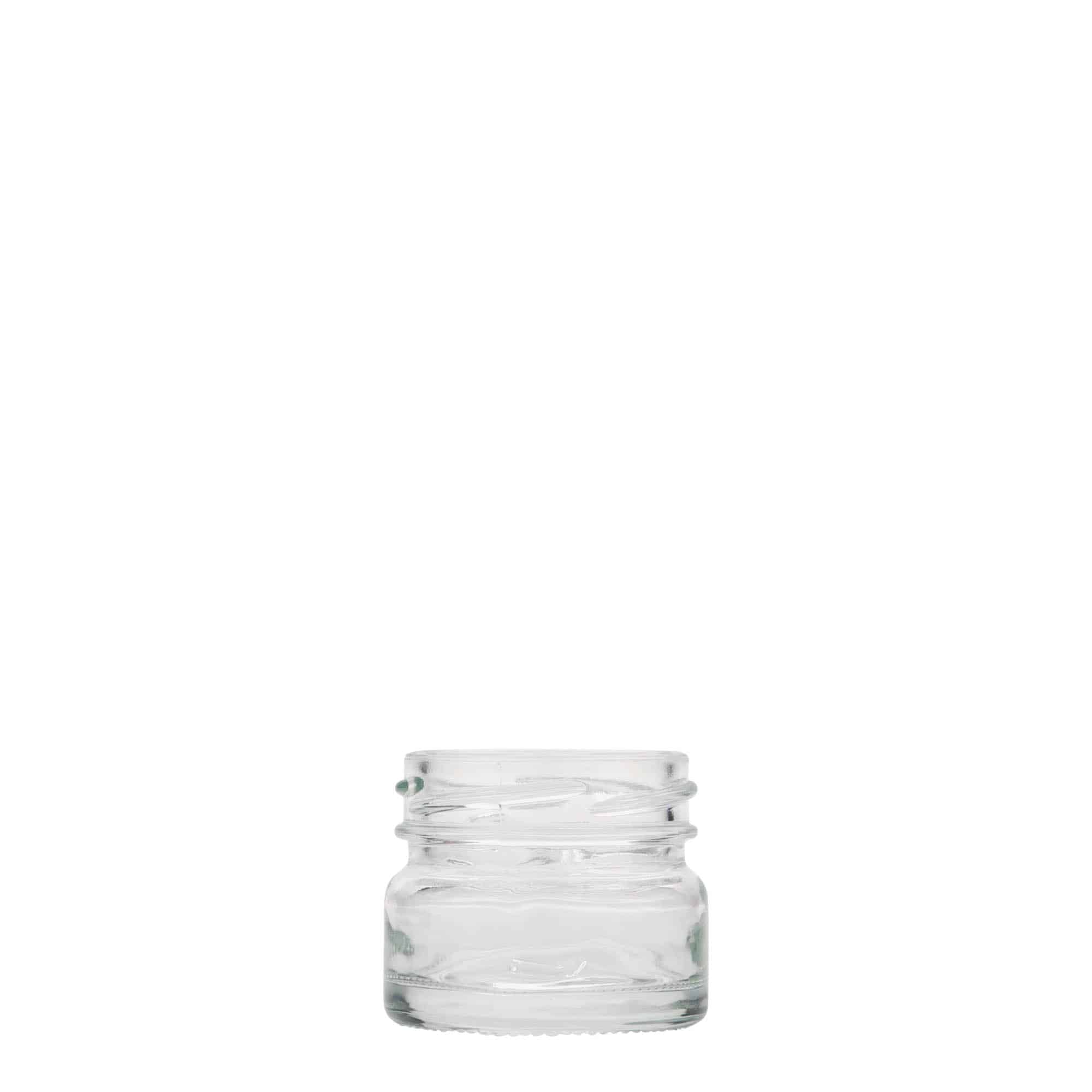 30 ml Vasetto cilindrico basso, vetro, imboccatura: Twist-Off (TO 43) 30 ml Vasetto cilindrico basso, vetro, imboccatura: Twist-Off (TO 43)