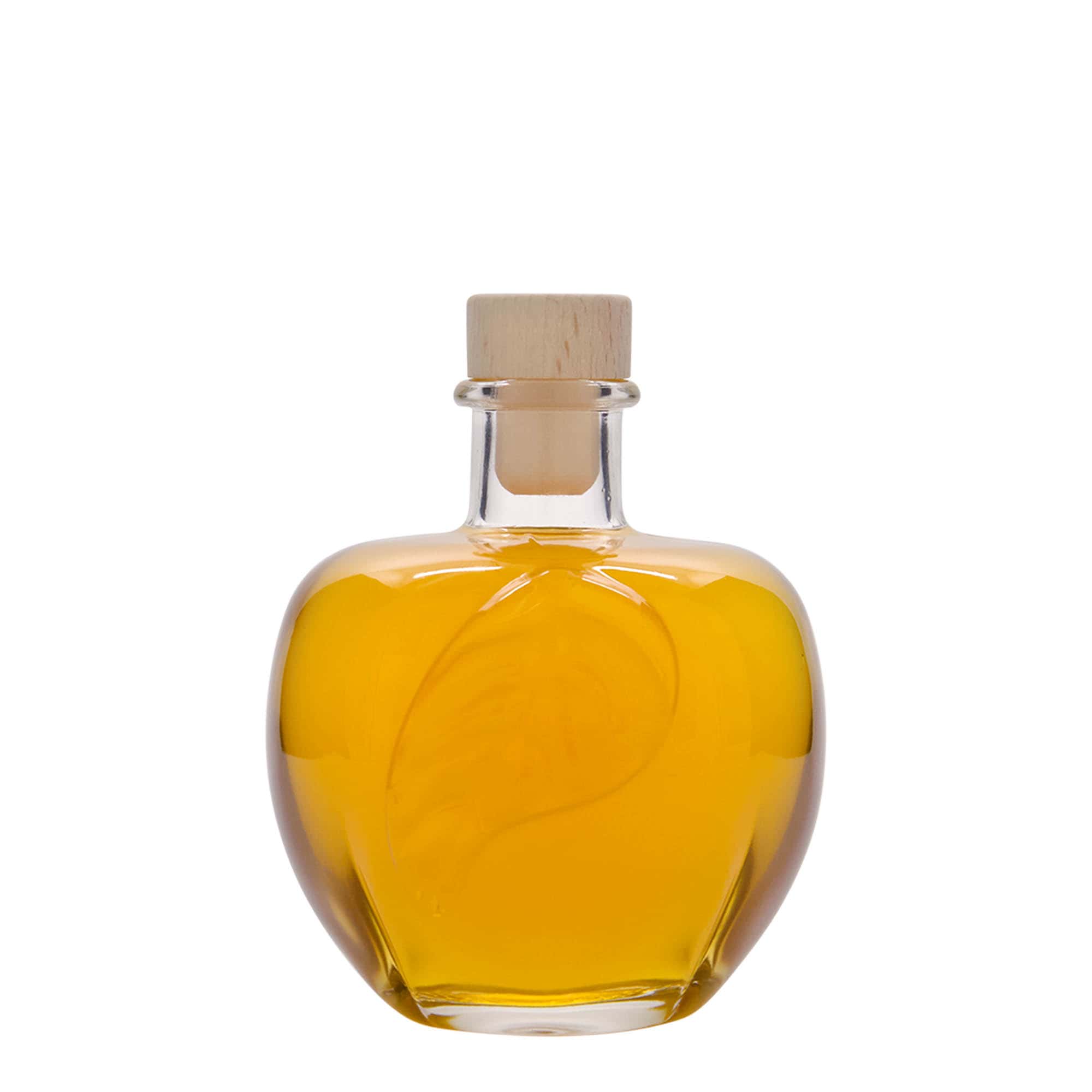 350 ml Bottiglia di vetro 'Mela', imboccatura: fascetta
