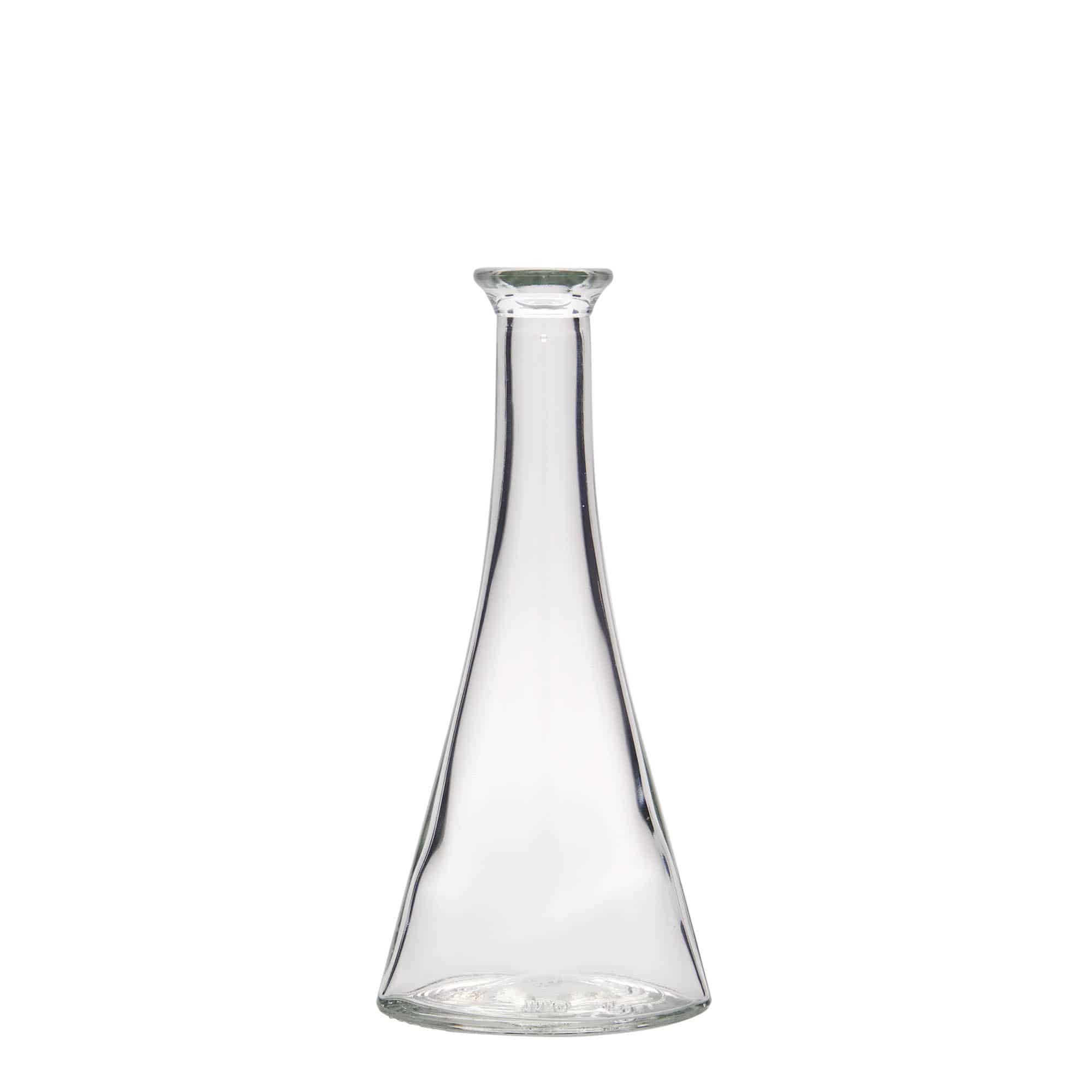 100 ml Bottiglia di vetro 'Veronica', semicircolare, imboccatura: fascetta 100 ml Bottiglia di vetro 'Veronica', semicircolare, imboccatura: fascetta