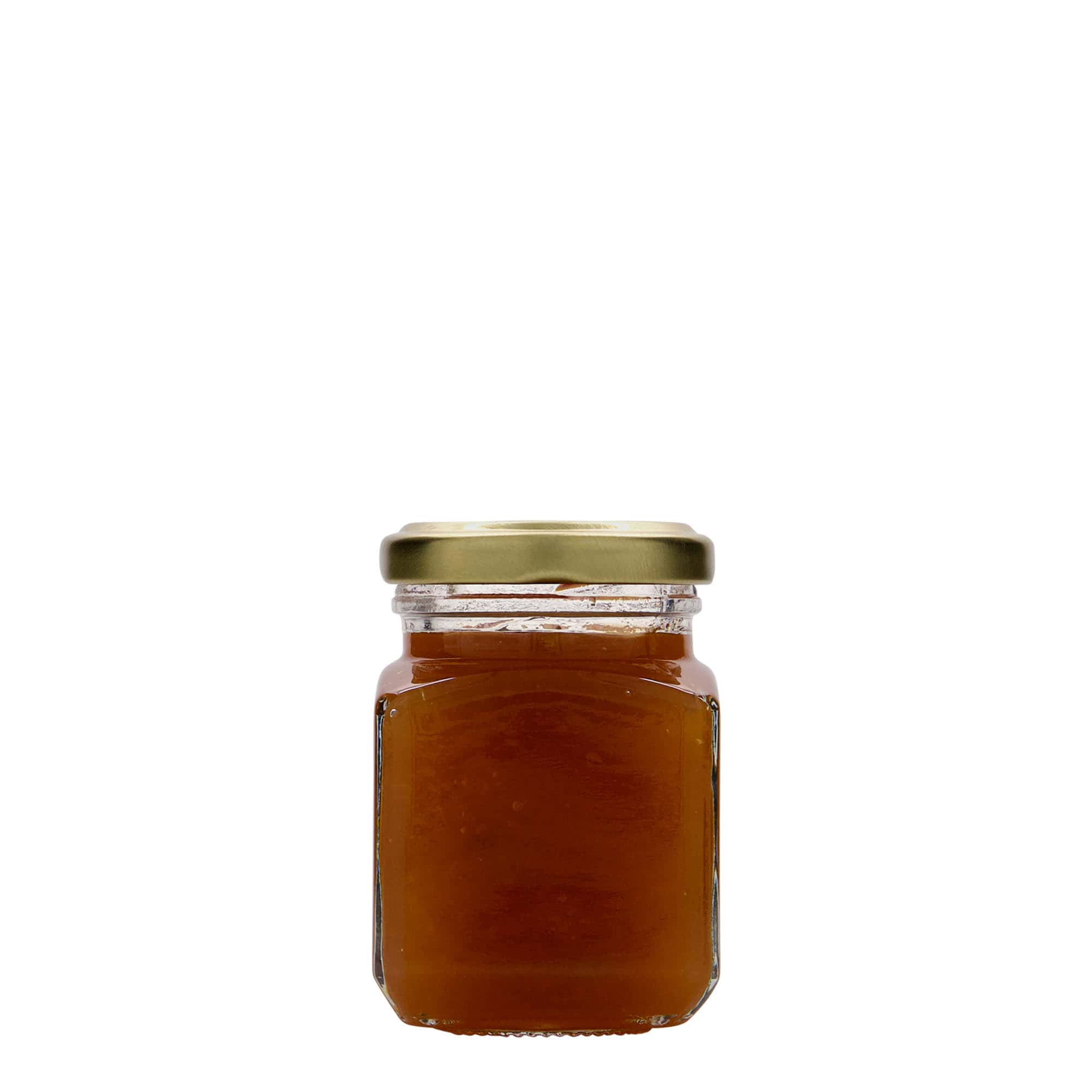 106 ml barattolo quadrato, bocca: Twist-Off (TO 48)