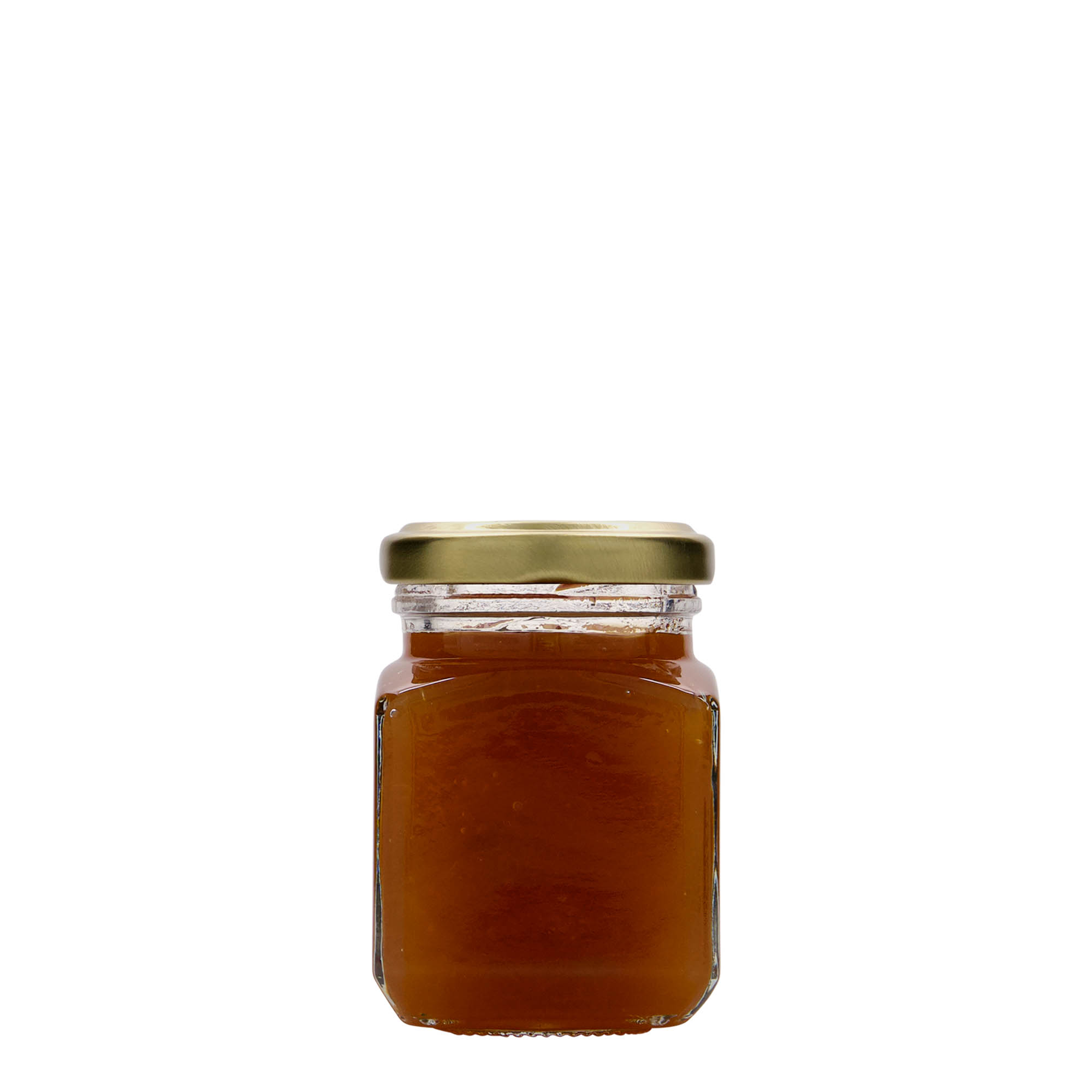 106 ml barattolo quadrato, bocca: Twist-Off (TO 48)