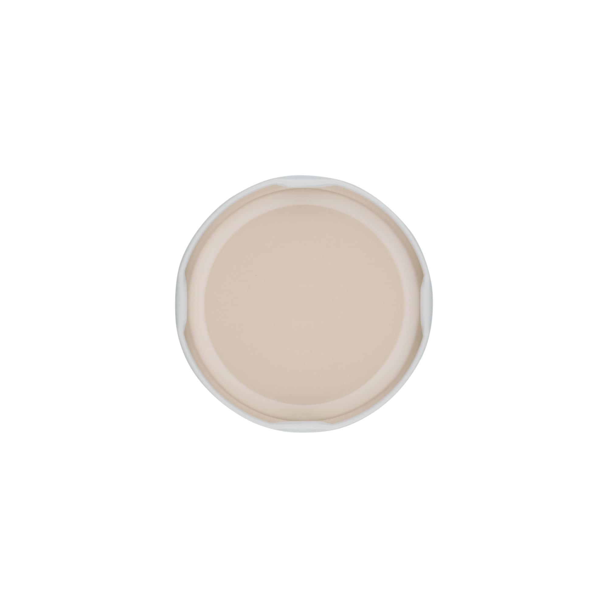 Tappo Twist-Off, lamina bianca, bianco, per bocca: TO 66