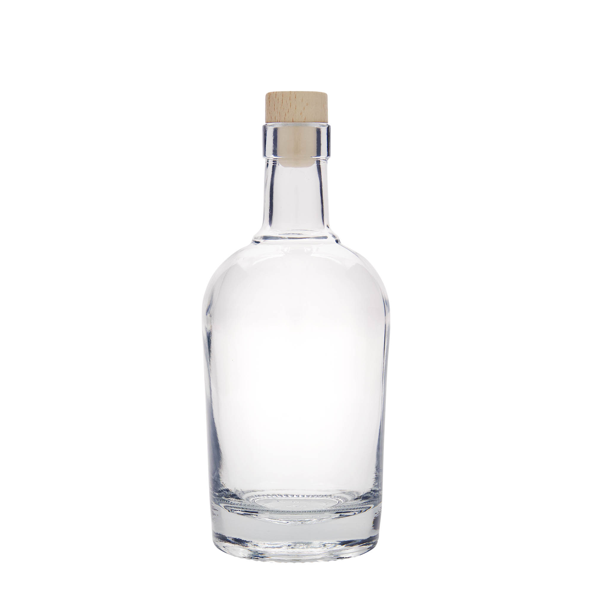 Bottiglia di vetro da 500 ml 'Amarillo', bocca: tappo di sughero Bottiglia di vetro da 500 ml 'Amarillo', bocca: tappo di sughero
