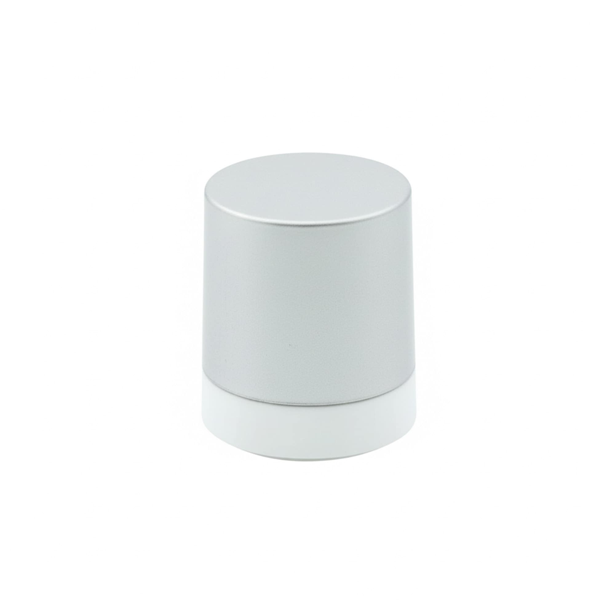 Testa pompa dosatrice airless 'Micro', plastica PP, argento