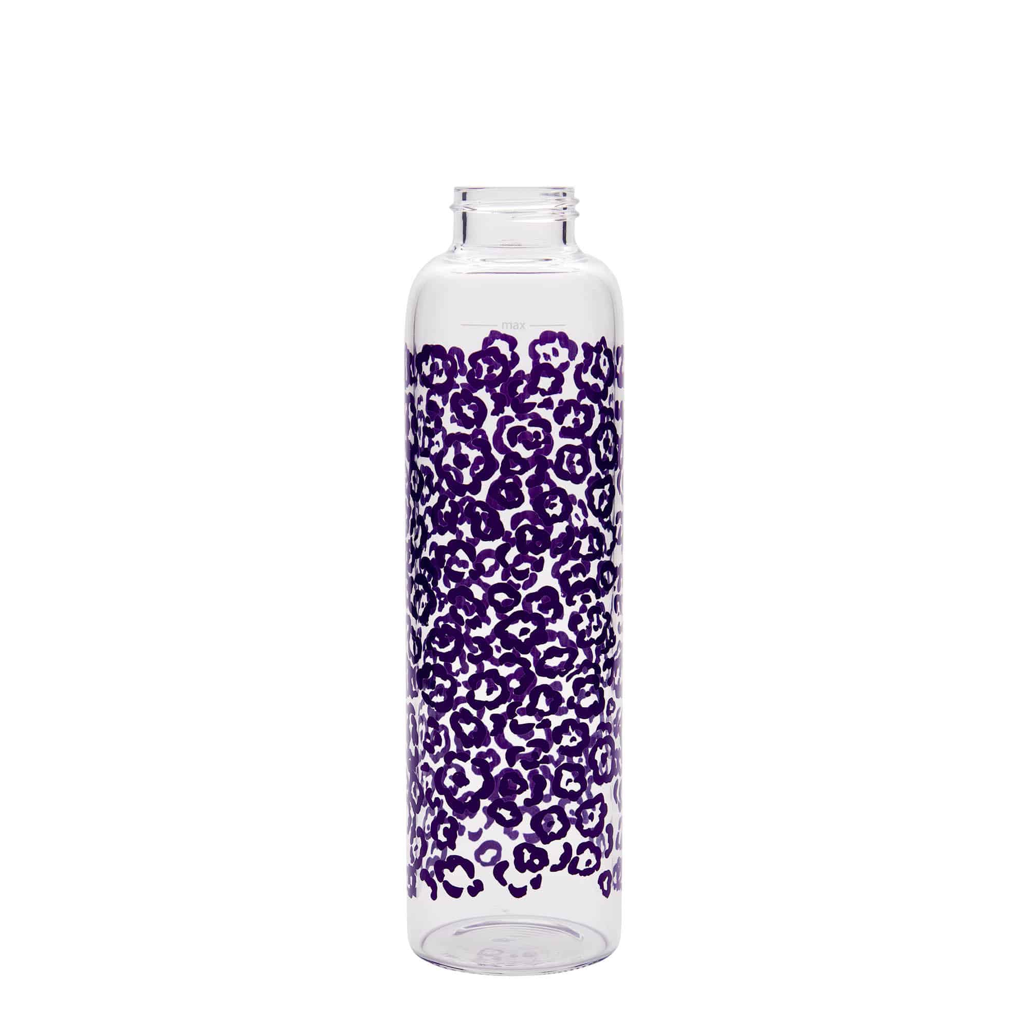 Borraccia da 500 ml 'Perseus - Fiori Viola', Bocca: Chiusura a vite Borraccia da 500 ml 'Perseus - Fiori Viola', Bocca: Chiusura a vite