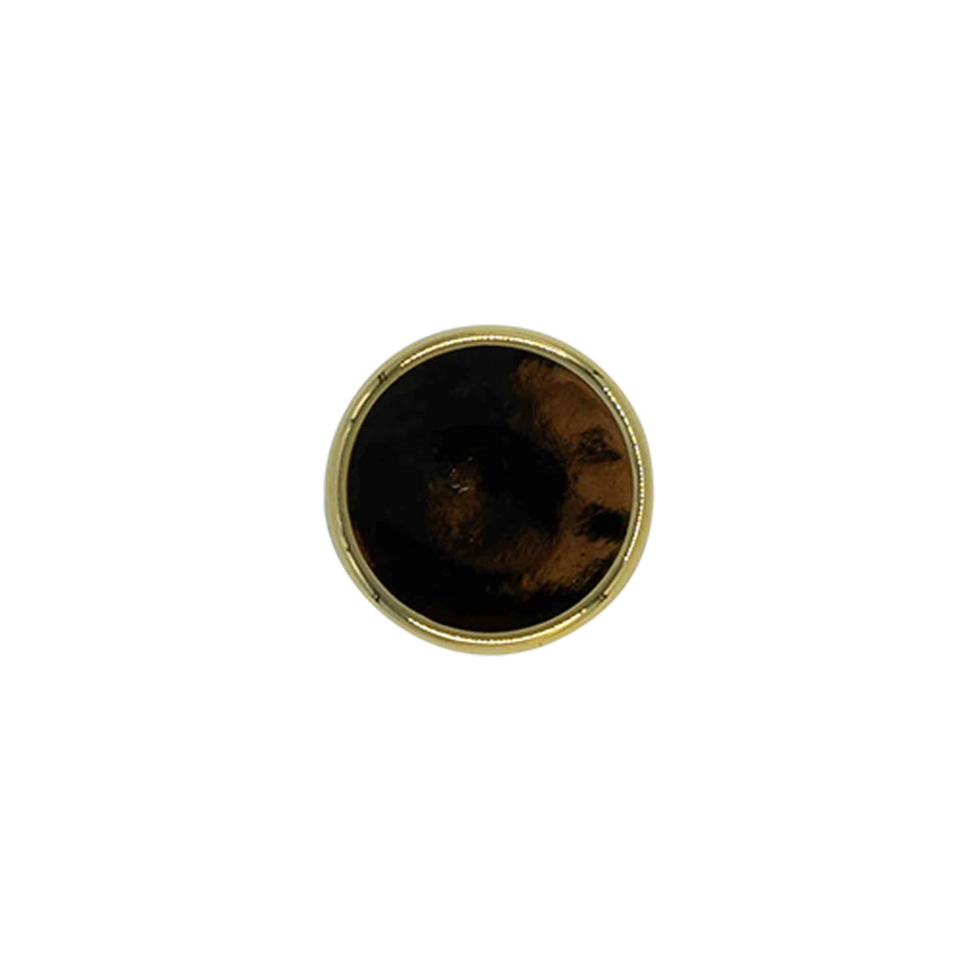 Tappo a vite 19 mm, plastica, oro, per bocca: sughero