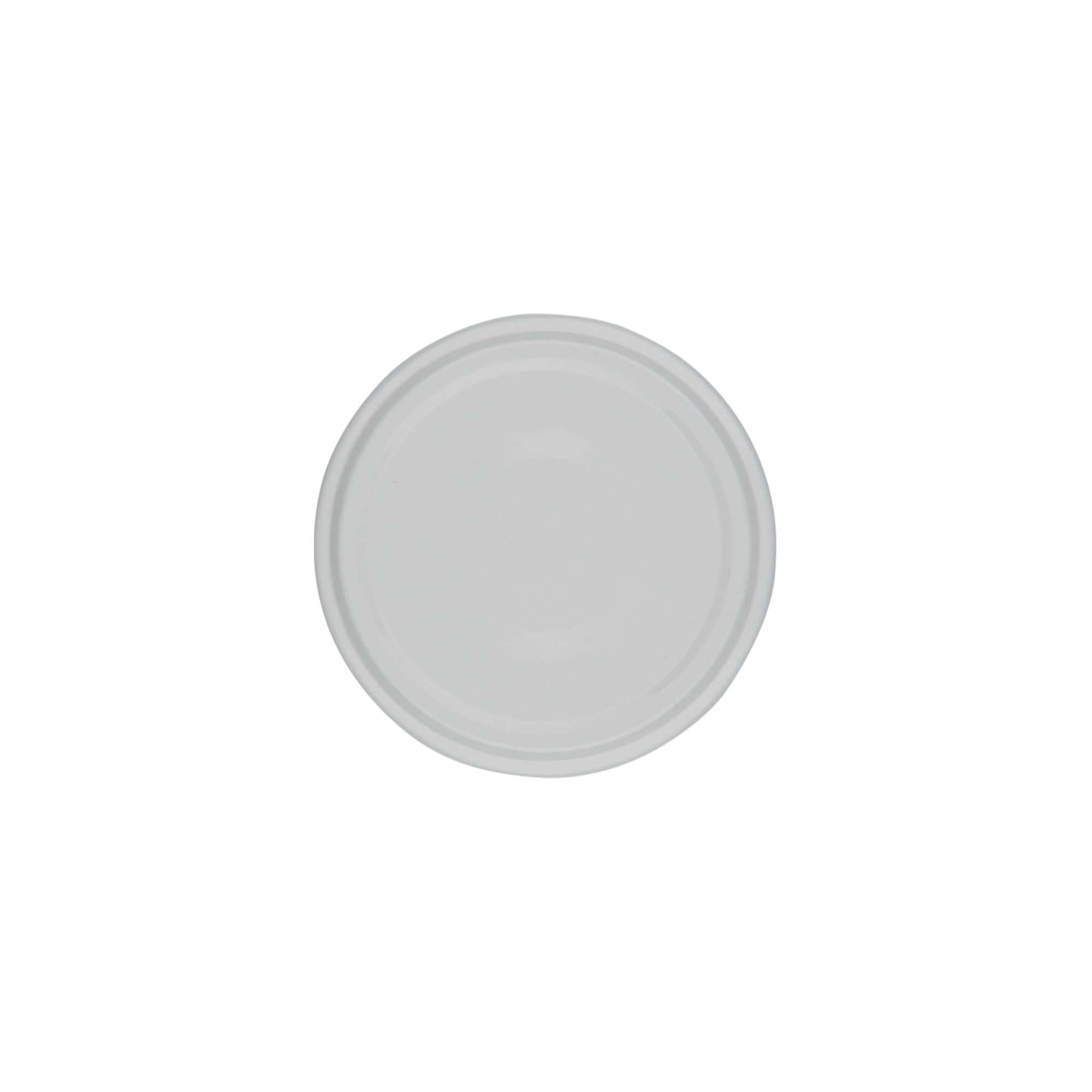 Tappo Twist-Off, banda stagnata, bianco, per imboccatura: TO 63