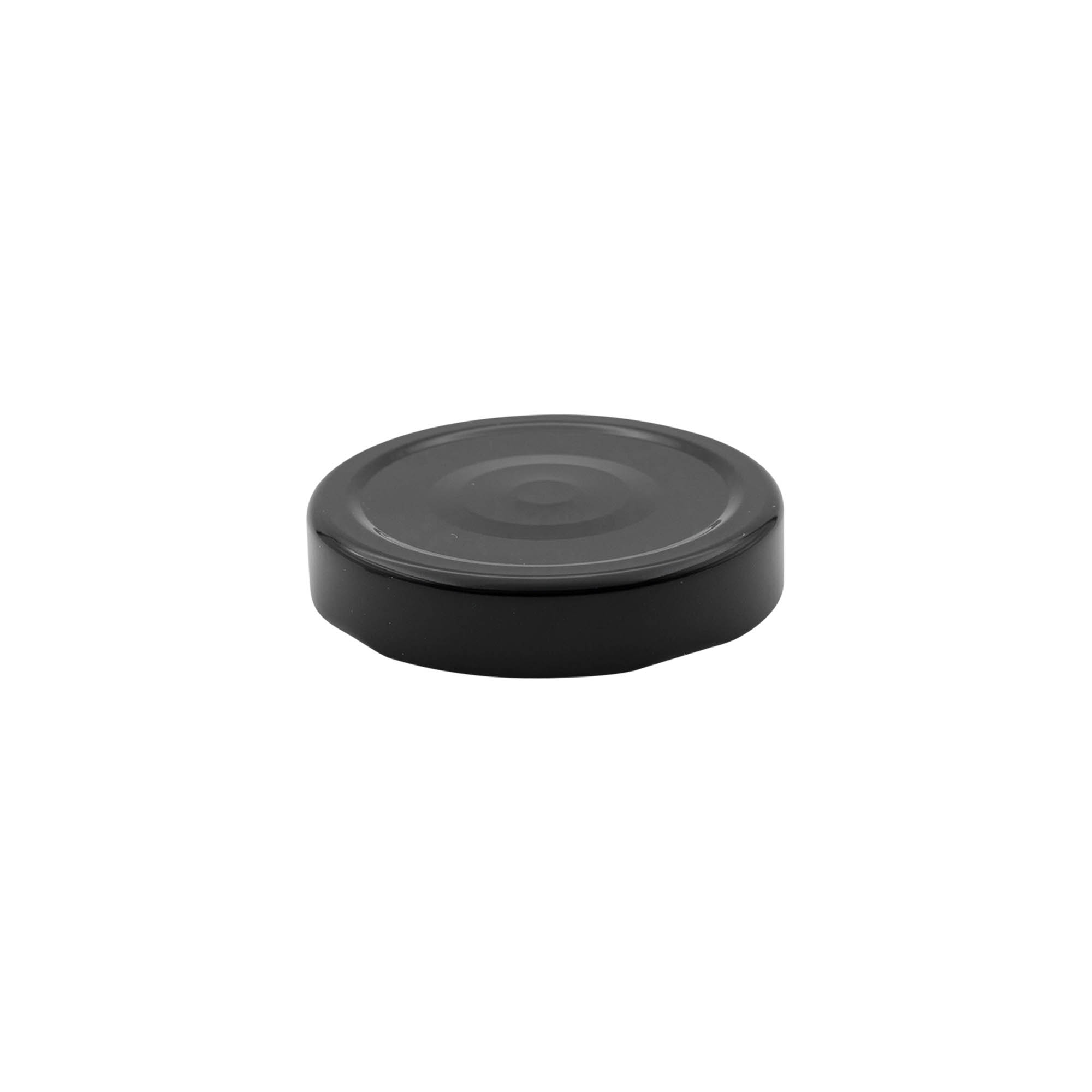 Chiusura Deep-Twist-Off, lamiera bianca, nera, per bocca: Deep-TO 66