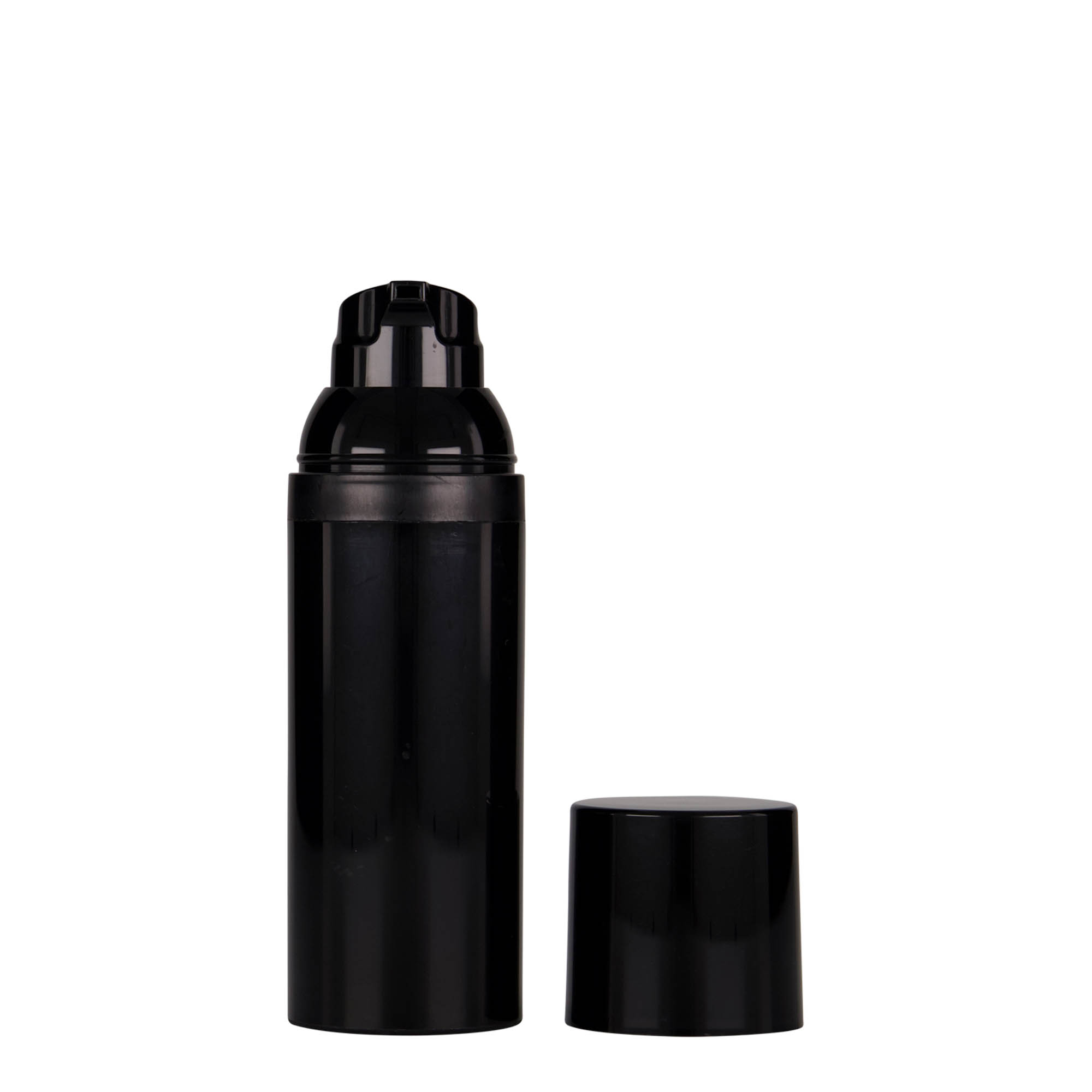 50 ml Dispenser Airless 'Mezzo', plastica PP, nero 50 ml Dispenser Airless 'Mezzo', plastica PP, nero