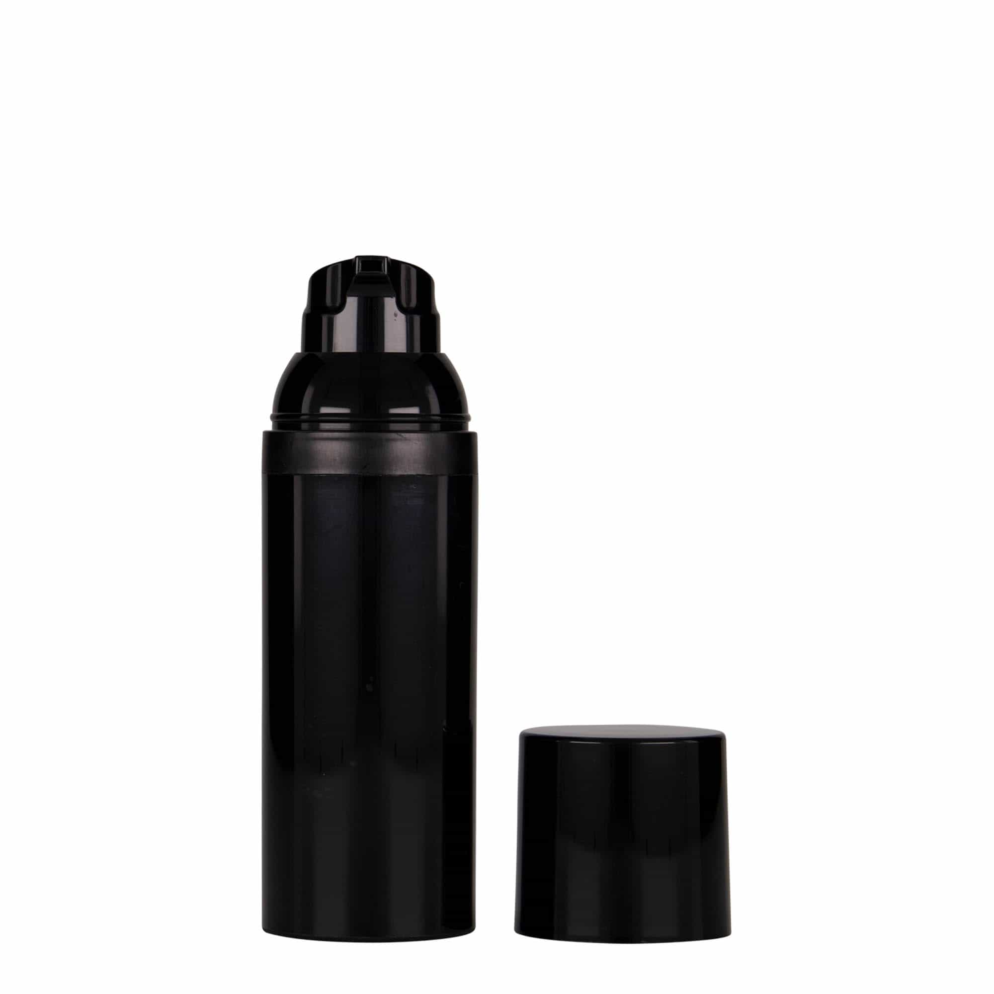 50 ml Dispenser Airless 'Mezzo', plastica PP, nero