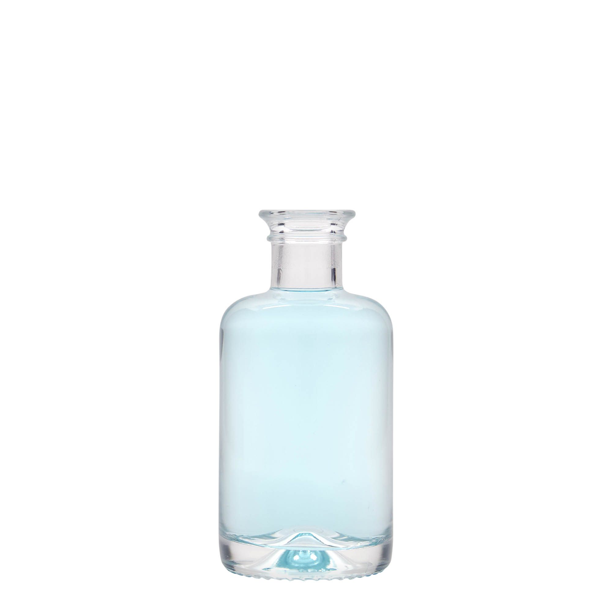 Bottiglia di vetro da 100 ml, bocca: tappo di sughero Bottiglia di vetro da 100 ml, bocca: tappo di sughero
