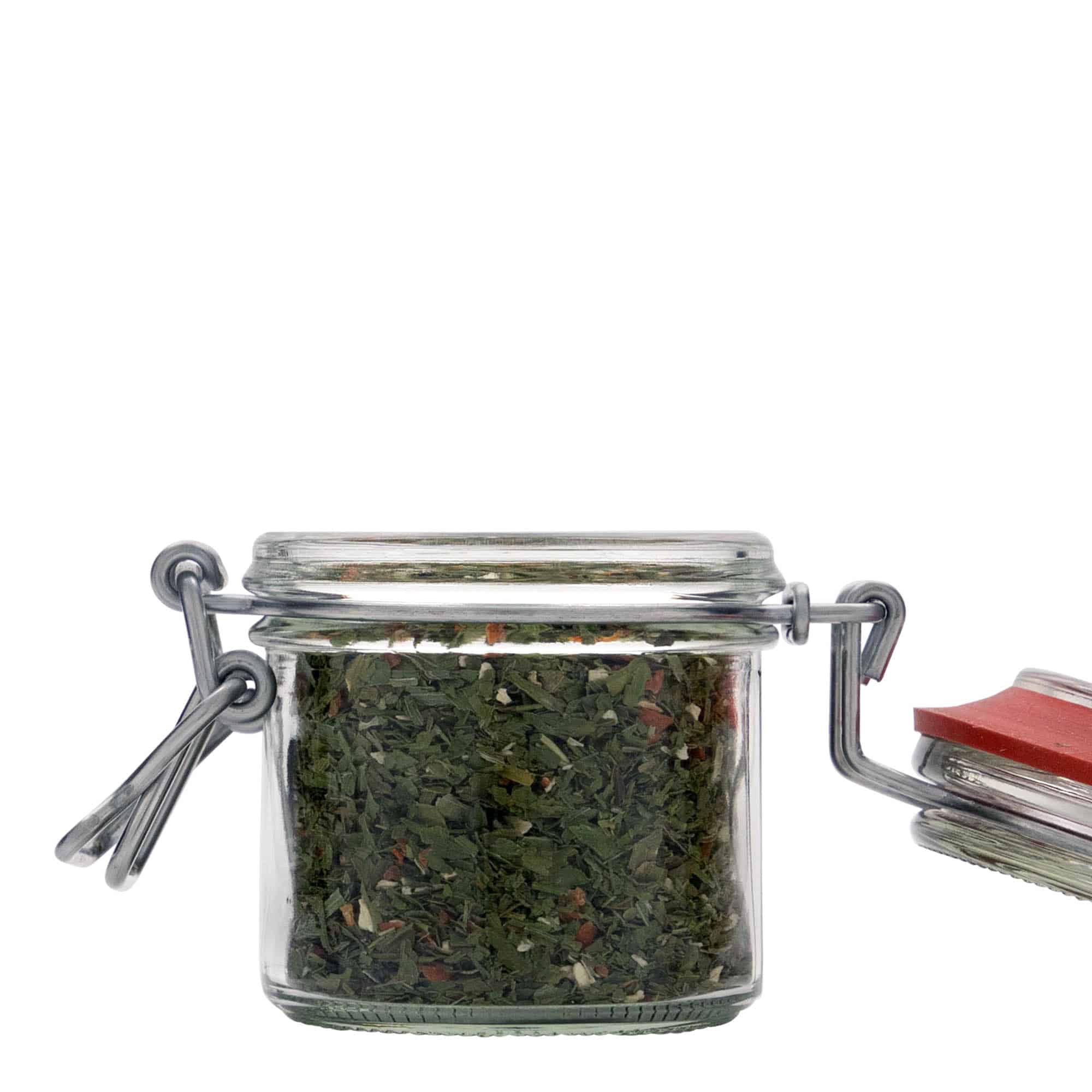 125 ml Barattolo ermetico, vetro, imboccatura: chiusura meccanica