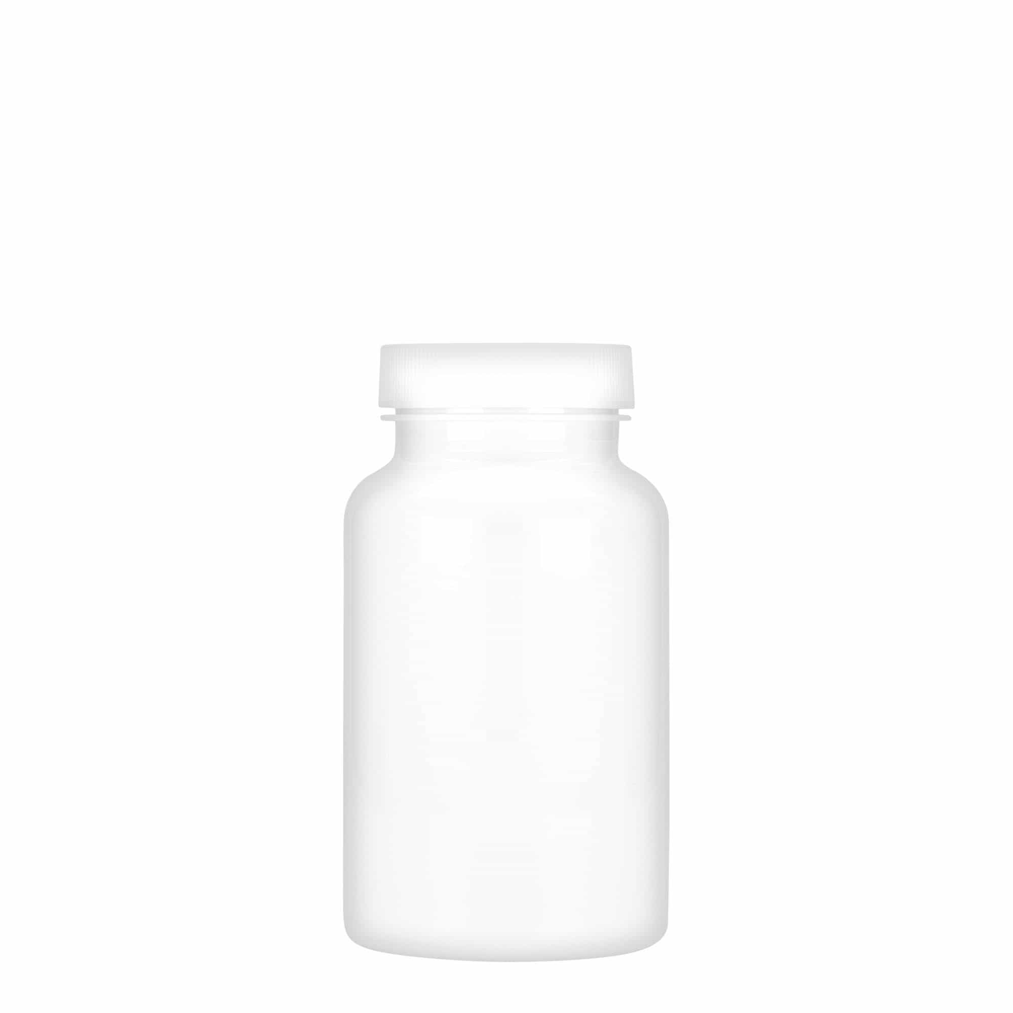 200 ml Barattolo PET-Packer, plastica, bianco, imboccatura: GPI 45/400