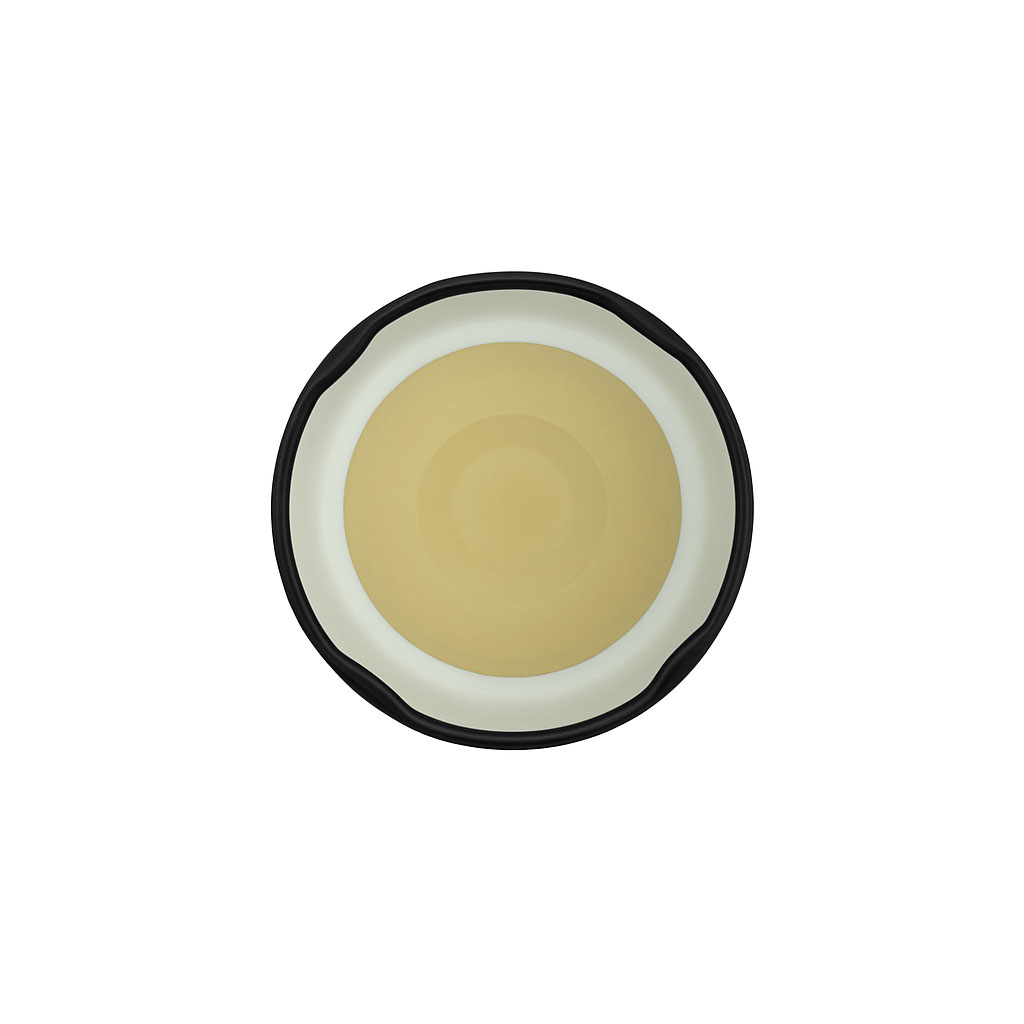 Tappo Twist-Off, lamiera bianca, nero, per bocca: TO 48