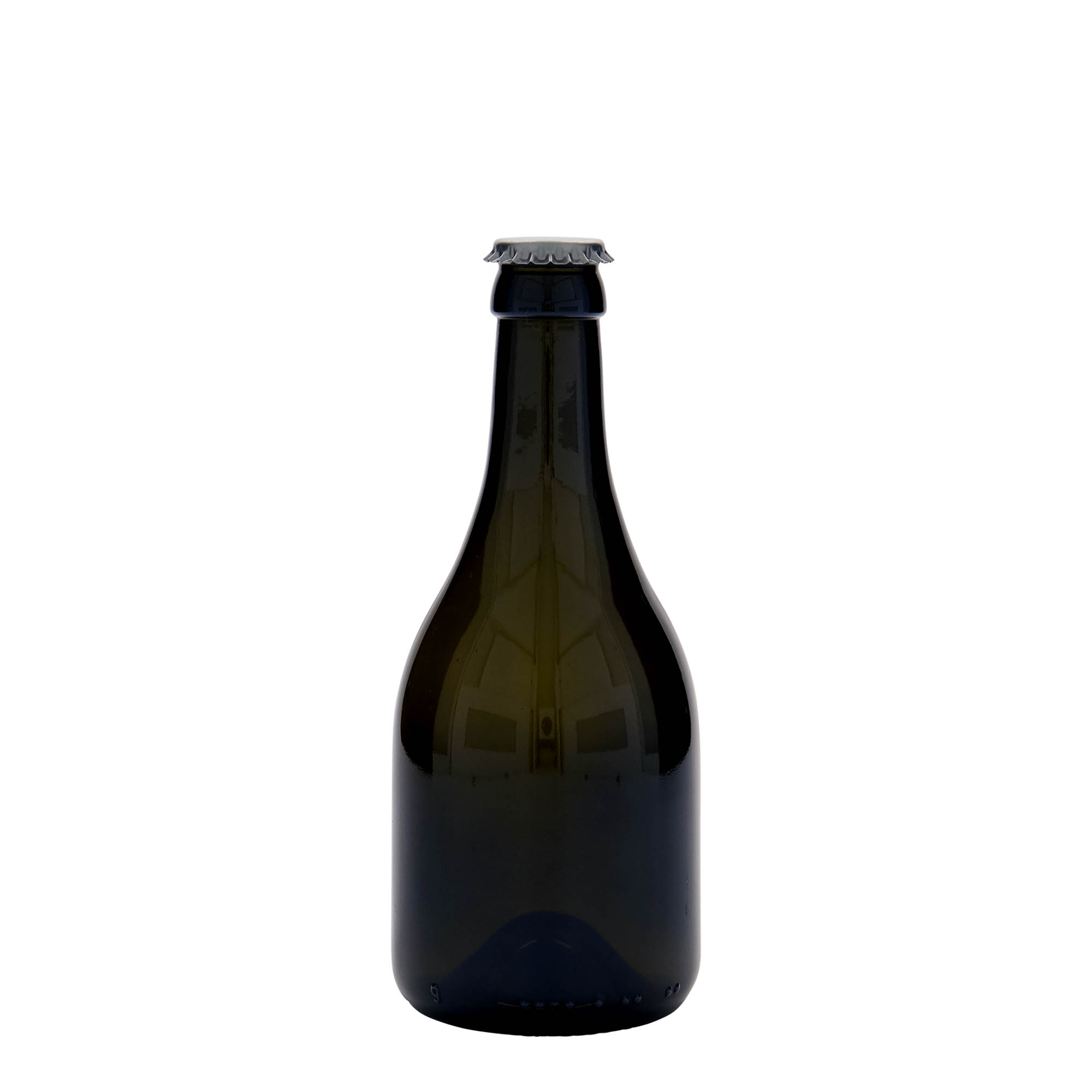 Bottiglia di birra da 330 ml 'Horta', vetro, verde antico, bocca: tappo corona Bottiglia di birra da 330 ml 'Horta', vetro, verde antico, bocca: tappo corona