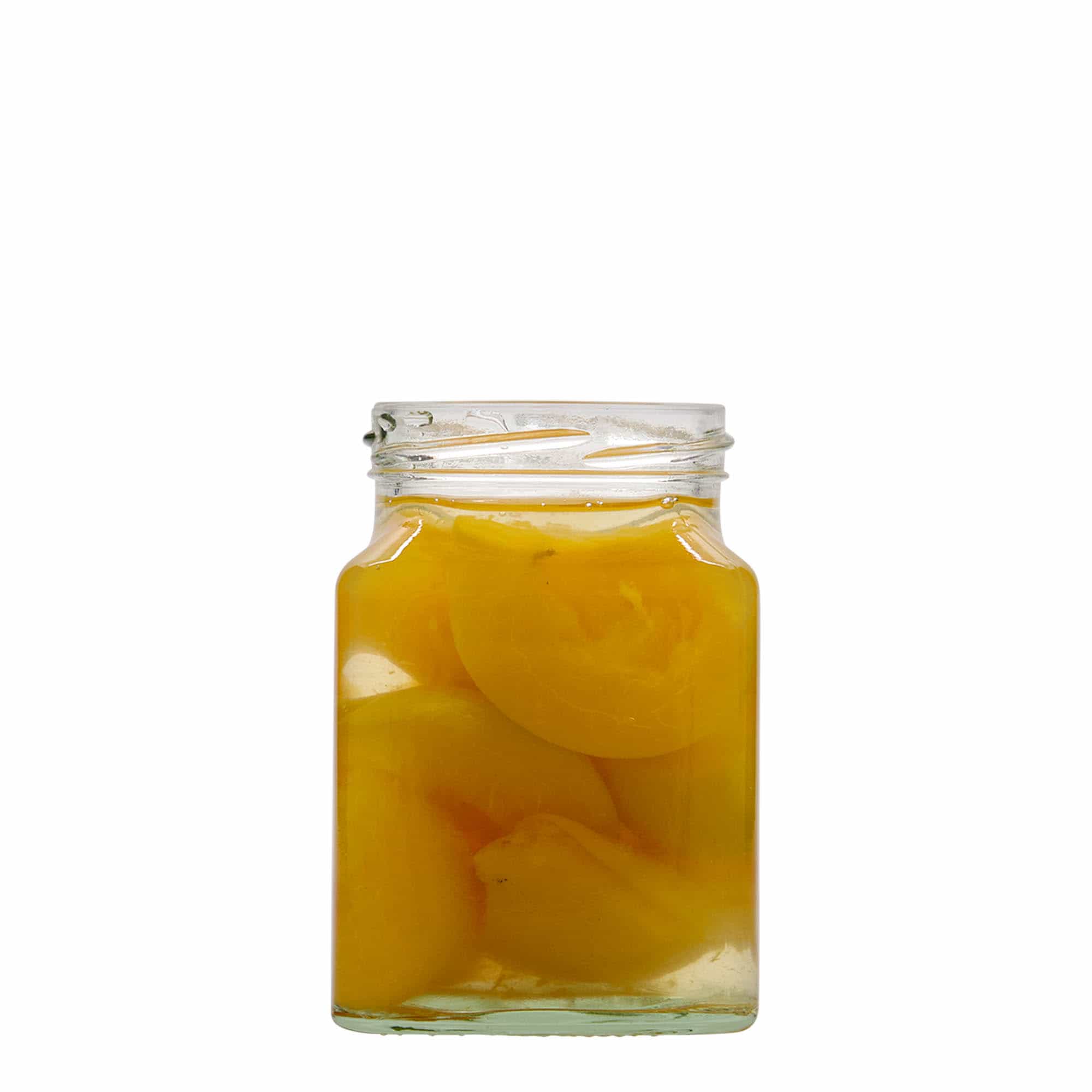 314 ml Vasetto quadrato, vetro, imboccatura: Twist-Off (TO 58)