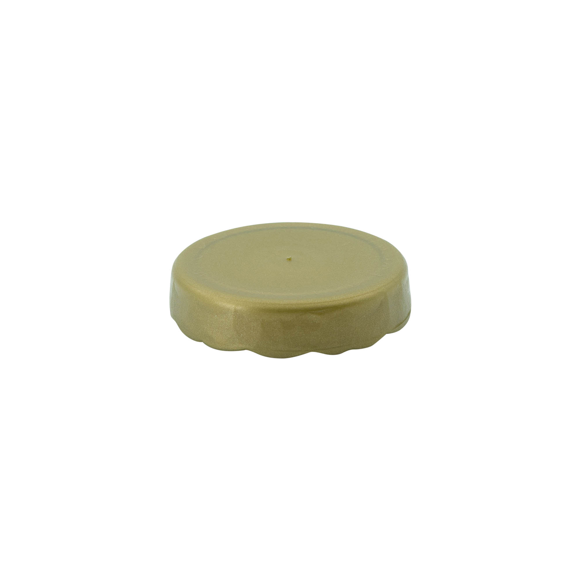 Coperchio a calotta per vaso in ceramica a collo stretto, plastica HDPE, oro