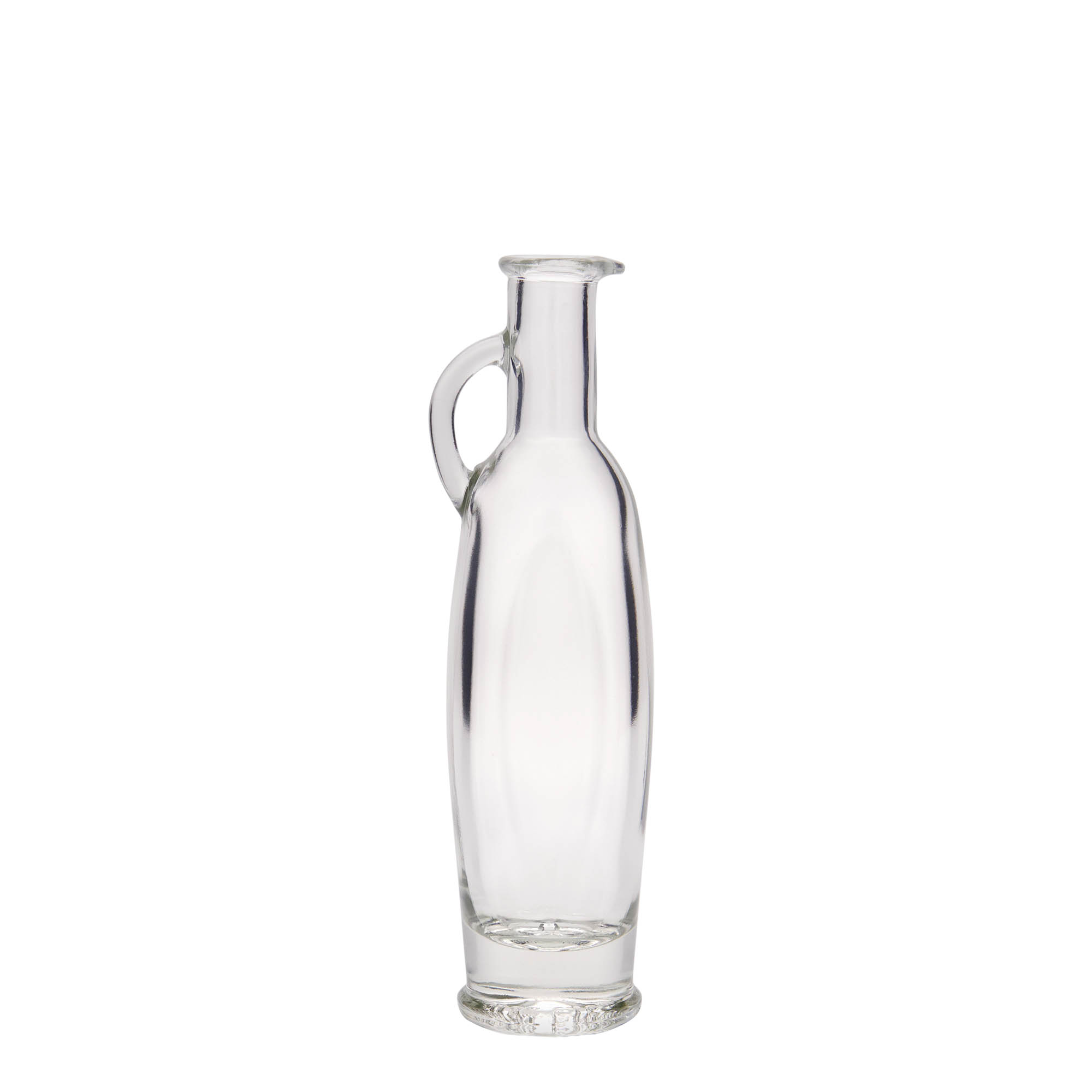 Bottiglia di vetro da 100 ml 'Eleganta', ovale, bocca: tappo in sughero Bottiglia di vetro da 100 ml 'Eleganta', ovale, bocca: tappo in sughero