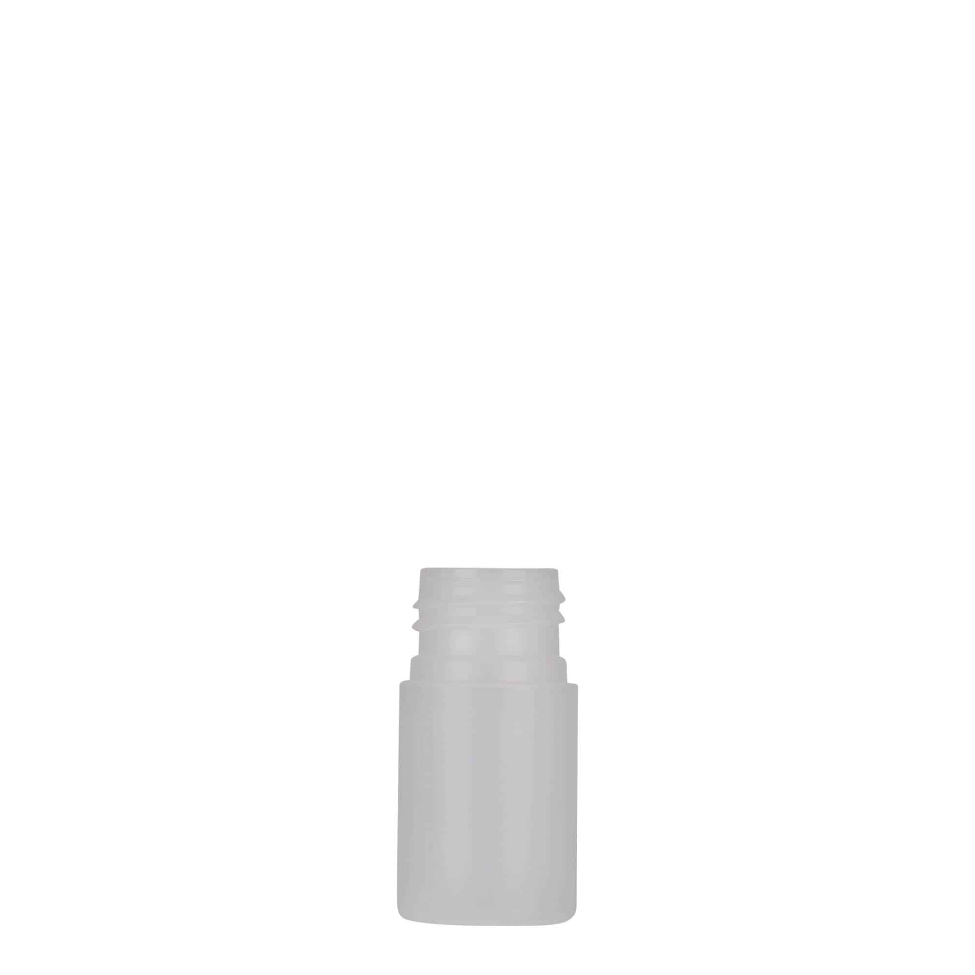 15 ml Flacone in plastica 'Tuffy', HDPE, naturale, imboccatura: GPI 24/410 15 ml Flacone in plastica 'Tuffy', HDPE, naturale, imboccatura: GPI 24/410