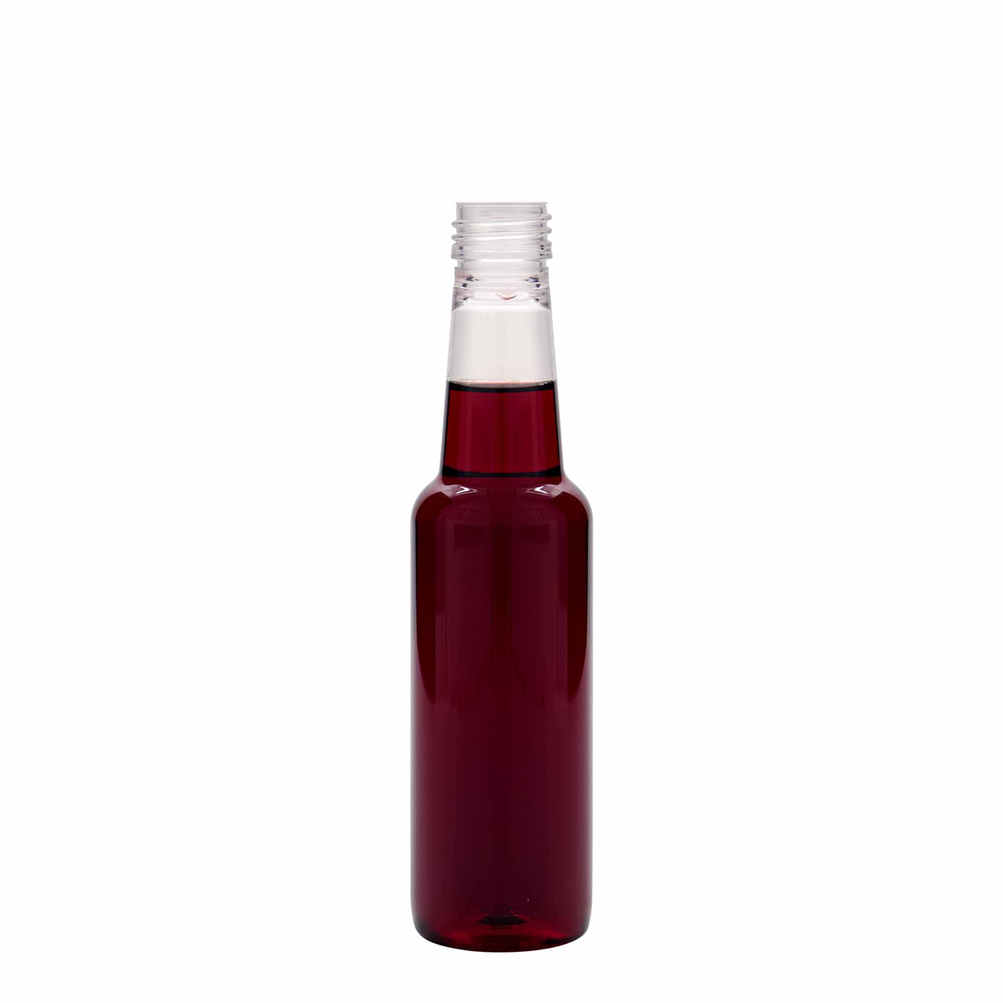 Bottiglia PET da 250 ml 'Vino', plastica, bocca: PP 28