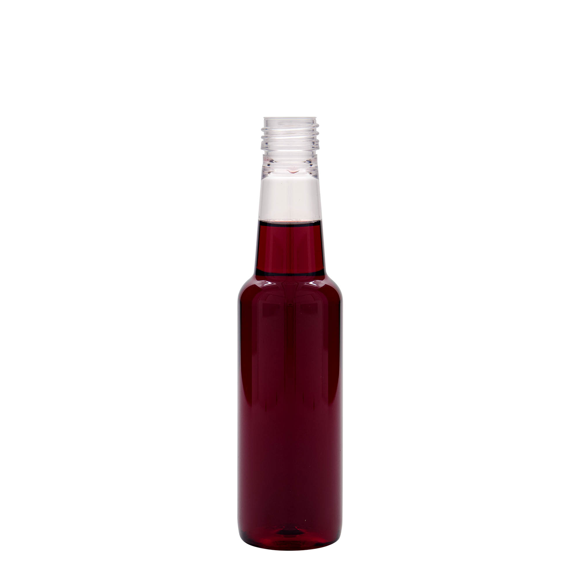 Bottiglia PET da 250 ml 'Vino', plastica, bocca: PP 28