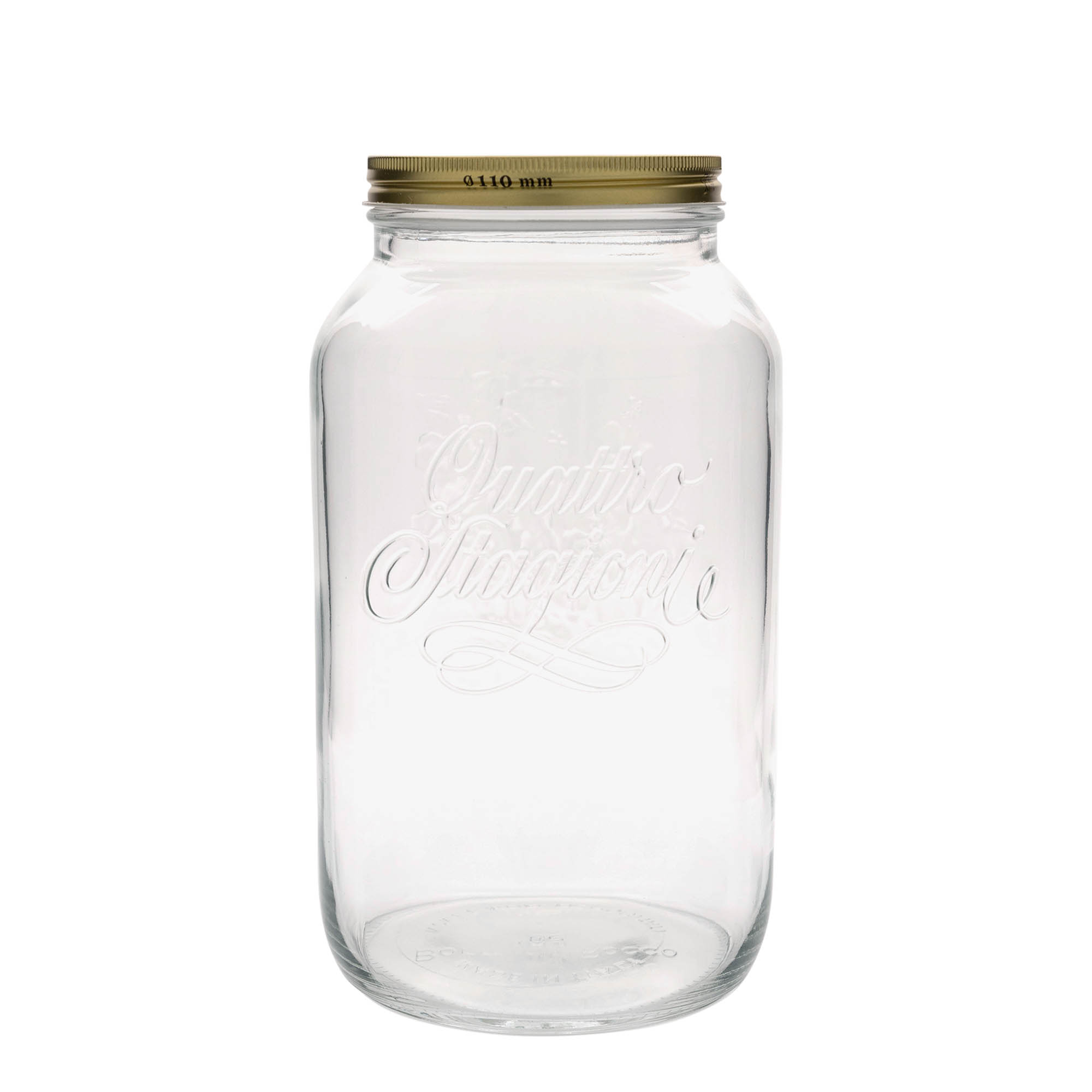 Vetro da 3.800 ml 'Quattro Stagioni', bocca: chiusura a vite Vetro da 3.800 ml 'Quattro Stagioni', bocca: chiusura a vite