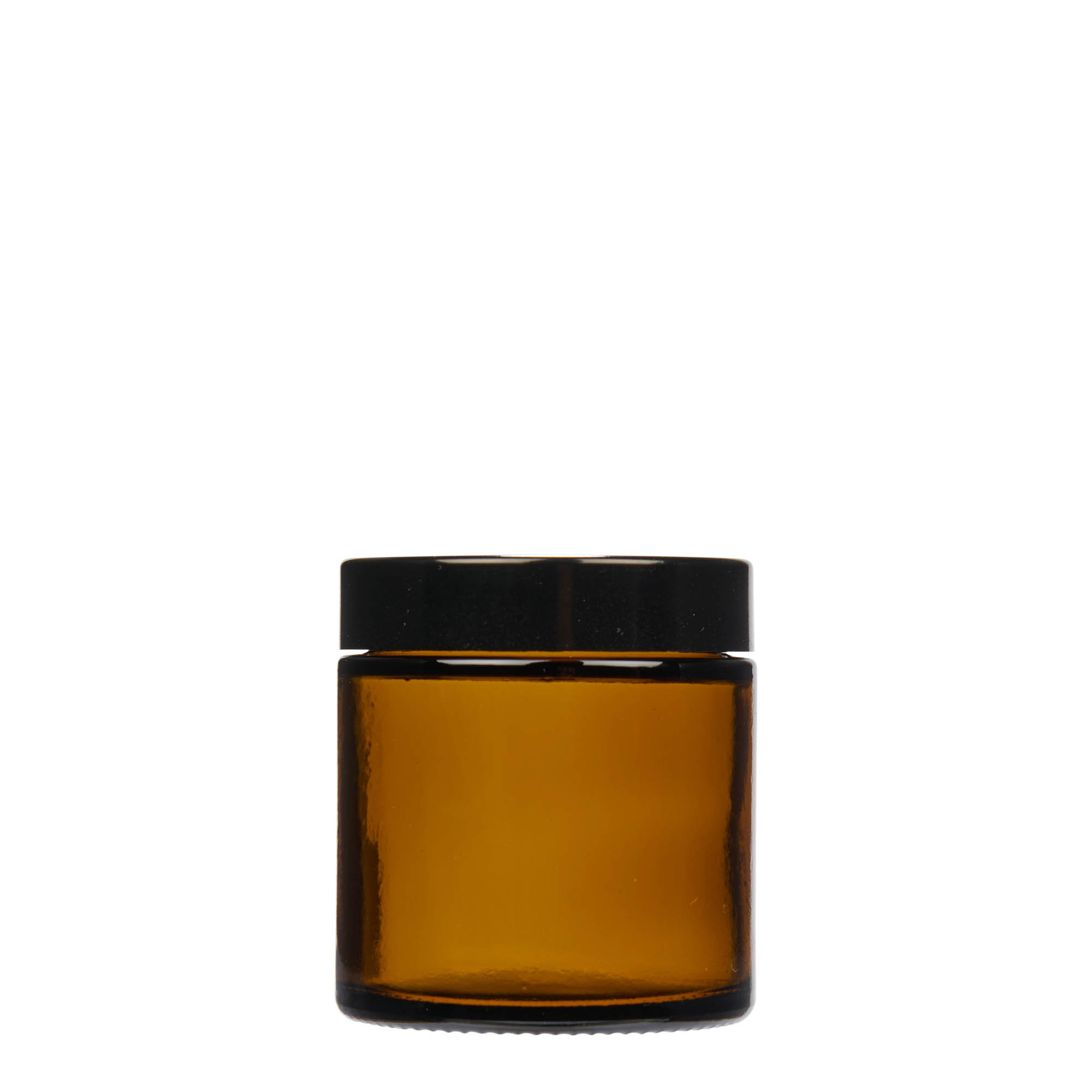 120 ml barattolo 'Brown Line', vetro, marrone, apertura: chiusura a vite