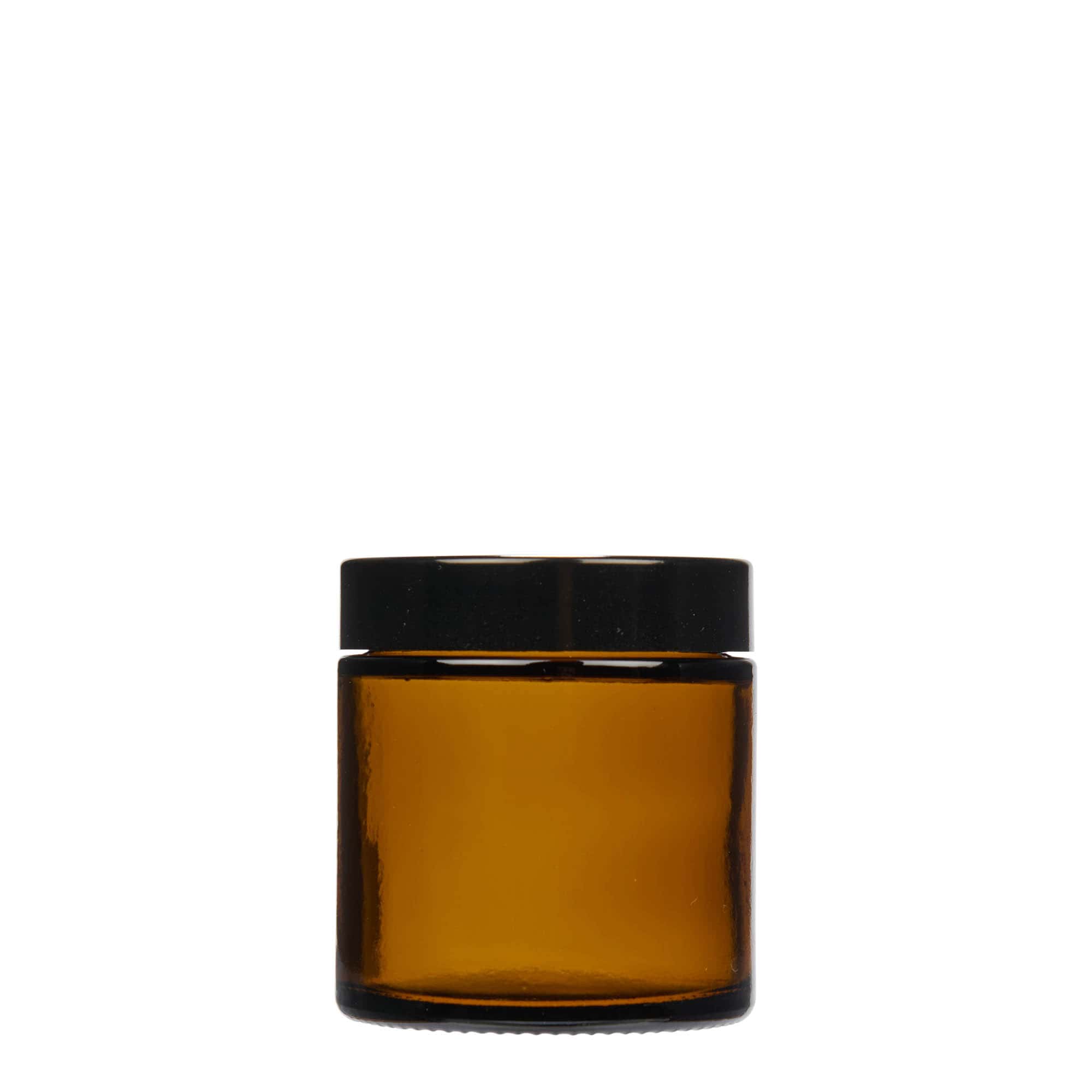 120 ml barattolo 'Brown Line', vetro, marrone, apertura: chiusura a vite