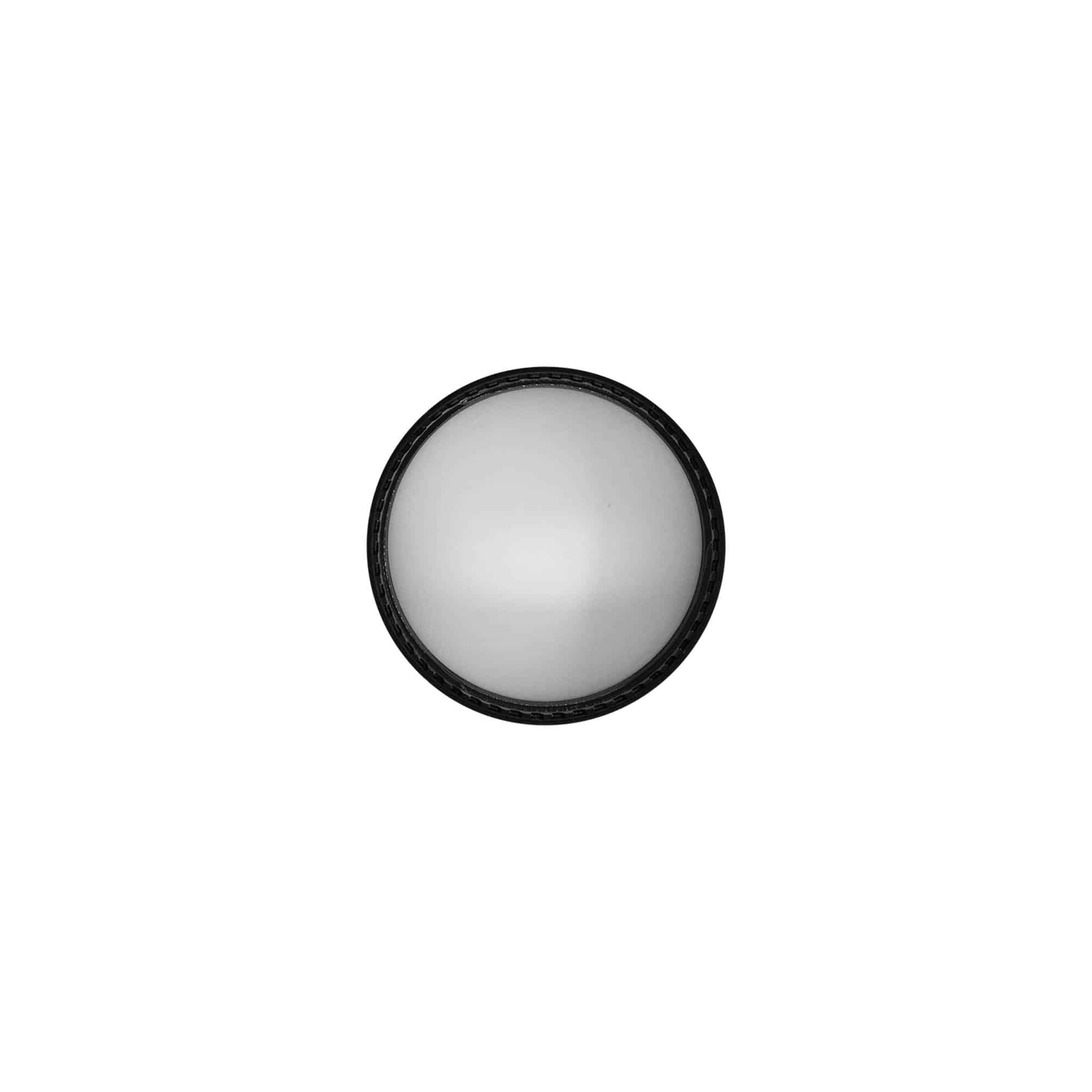 Tappo a vite per 30 ml 'Antonella', plastica PP, nero Tappo a vite per 30 ml 'Antonella', plastica PP, nero