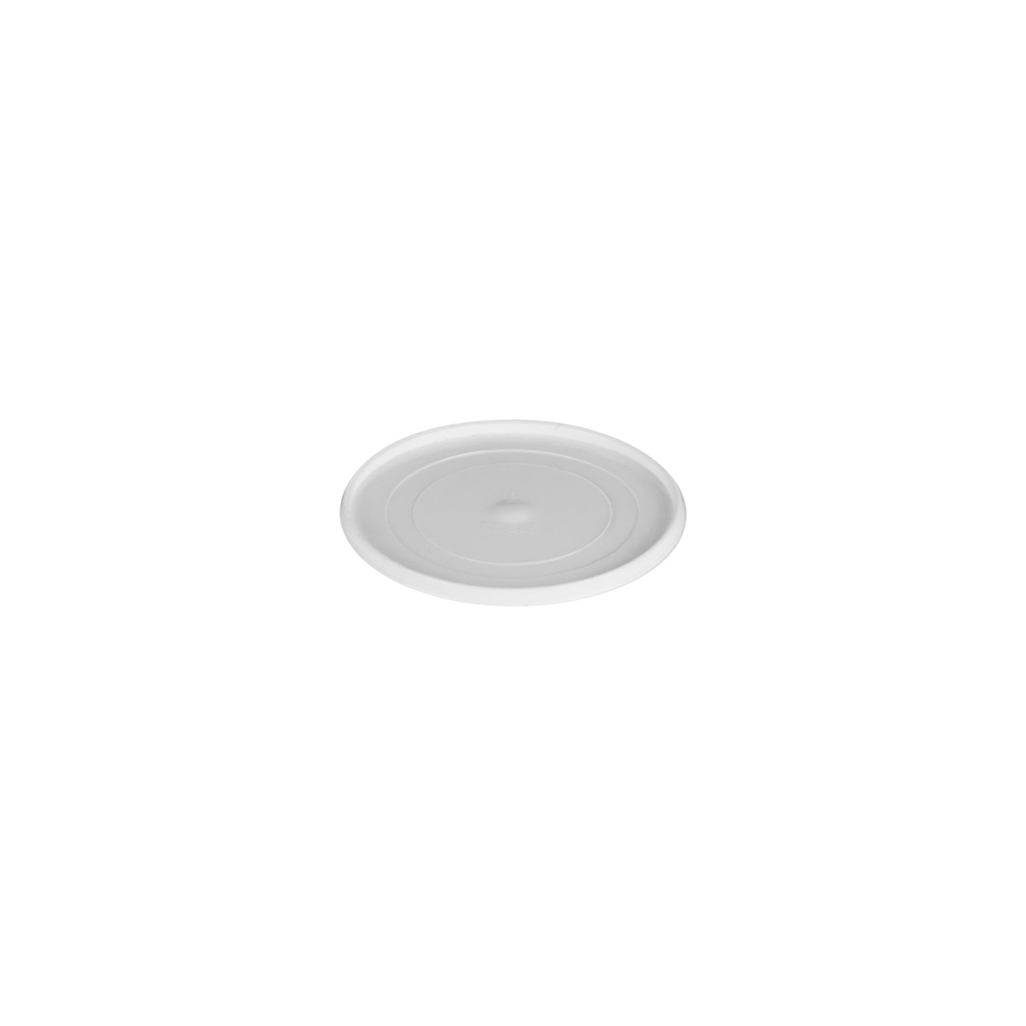 Disco di copertura per 5 ml 'Bianca', plastica PP, bianco