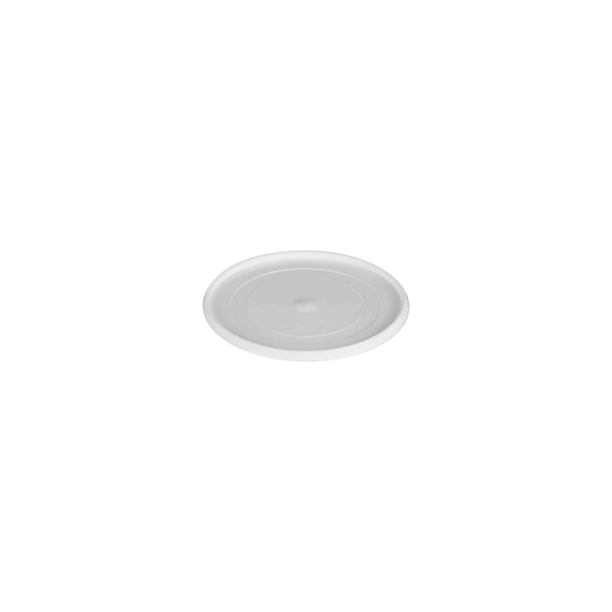 Disco di copertura per 5 ml 'Bianca', plastica PP, bianco