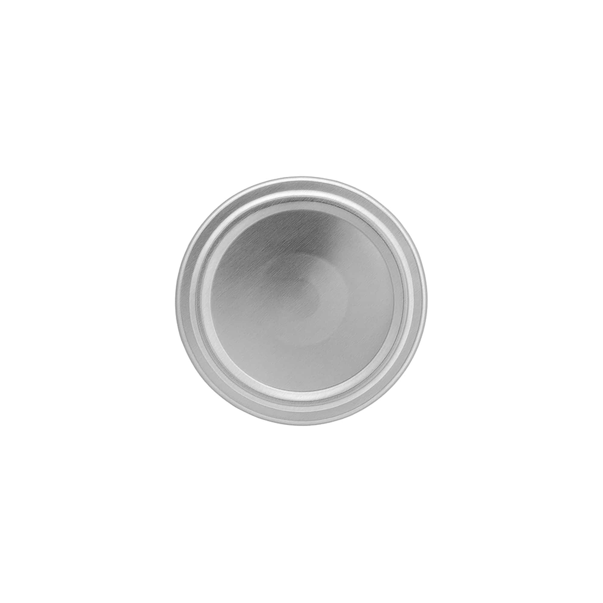 Tappo Twist-Off, lamina bianca, argento, per bocca: TO 63 Tappo Twist-Off, lamina bianca, argento, per bocca: TO 63