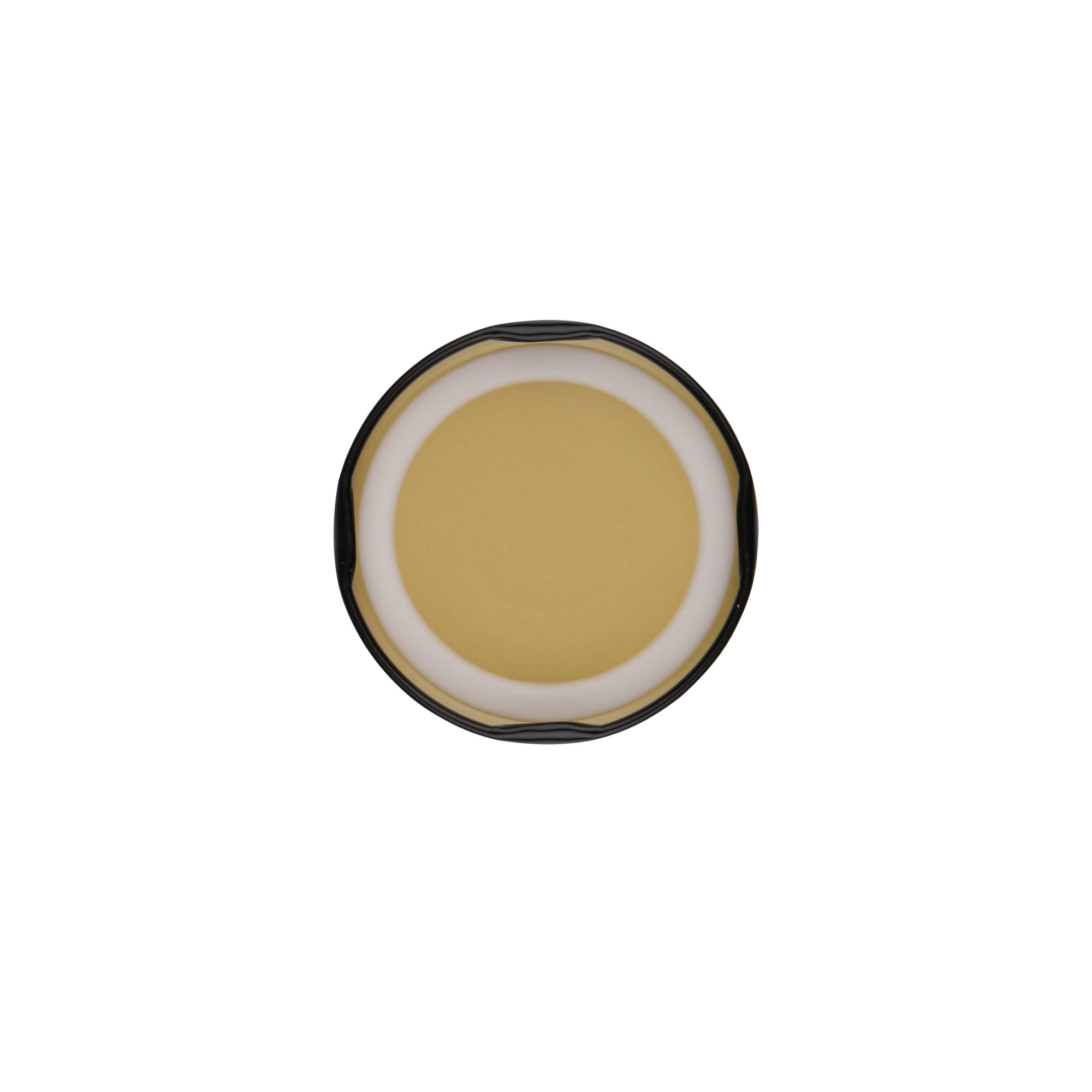 Tappo Twist-Off, lamina bianca, nero, per bocca: TO 58 Tappo Twist-Off, lamina bianca, nero, per bocca: TO 58