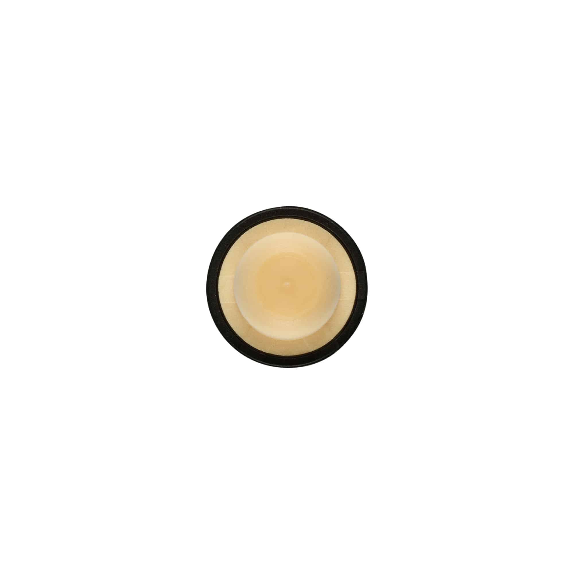 Tappo a vite 11 mm, legno, nero, per bocca: sughero